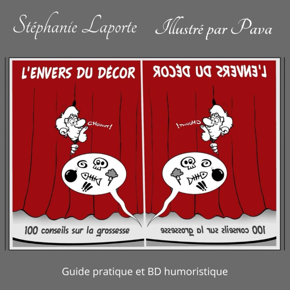 L'ENVERS DU DÉCOR: 100 conseils sur la grossesse. Guide pratique avec BD humoristique.