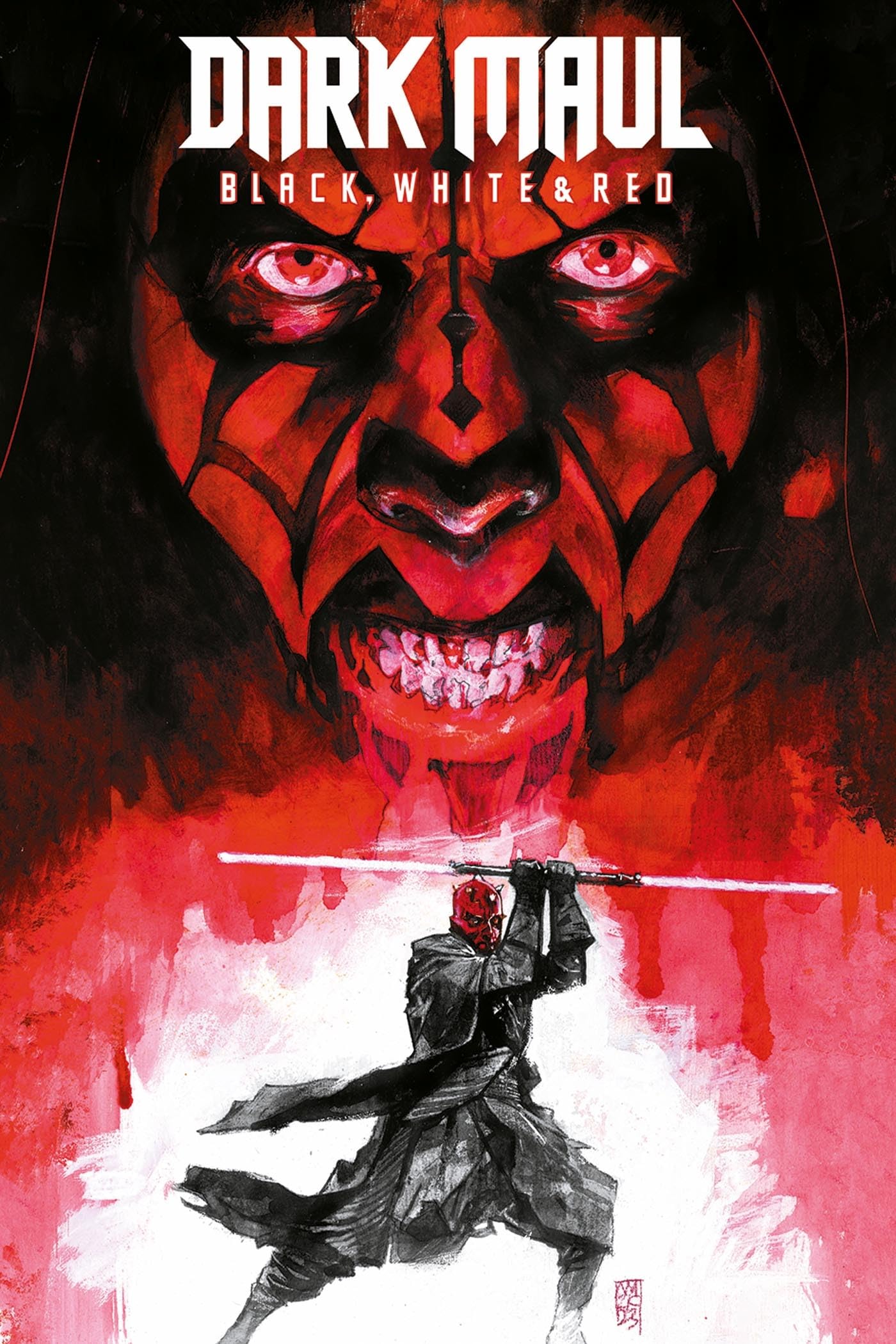 jaquette album Dark Maul : Black White & Red