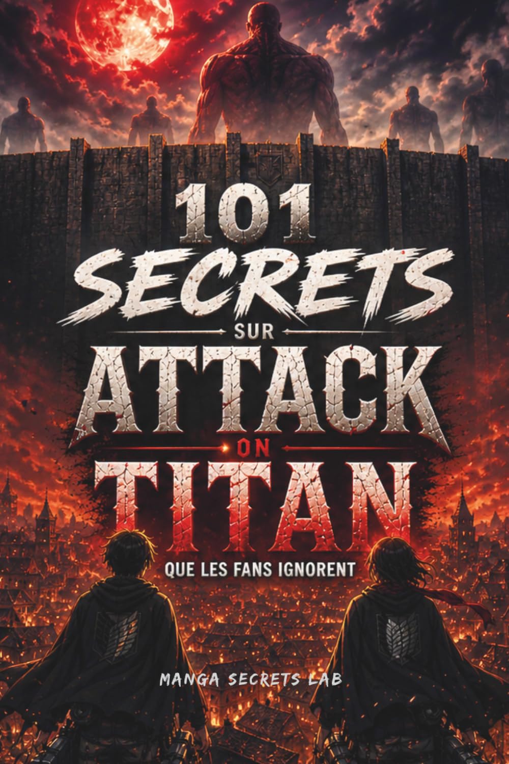 jaquette album 101 Secrets Incroyables sur Attack on Titan que les Fans Ignorent: Les coulisses, détails cachés et révélations sur Shingeki no Kyojin