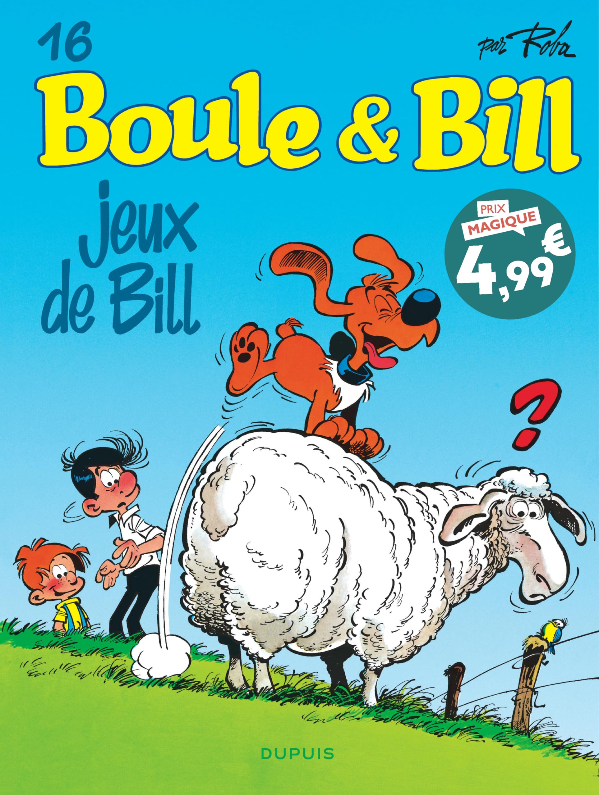 jaquette album Boule et Bill - Tome 16 - Jeux de Bill