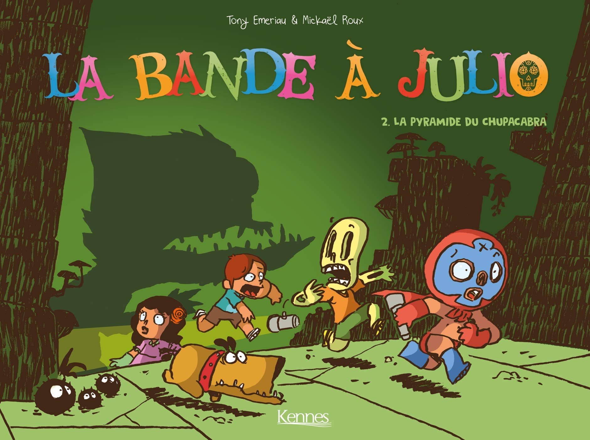 jaquette album La Bande à Julio T02: La pyramide du Chupacabra