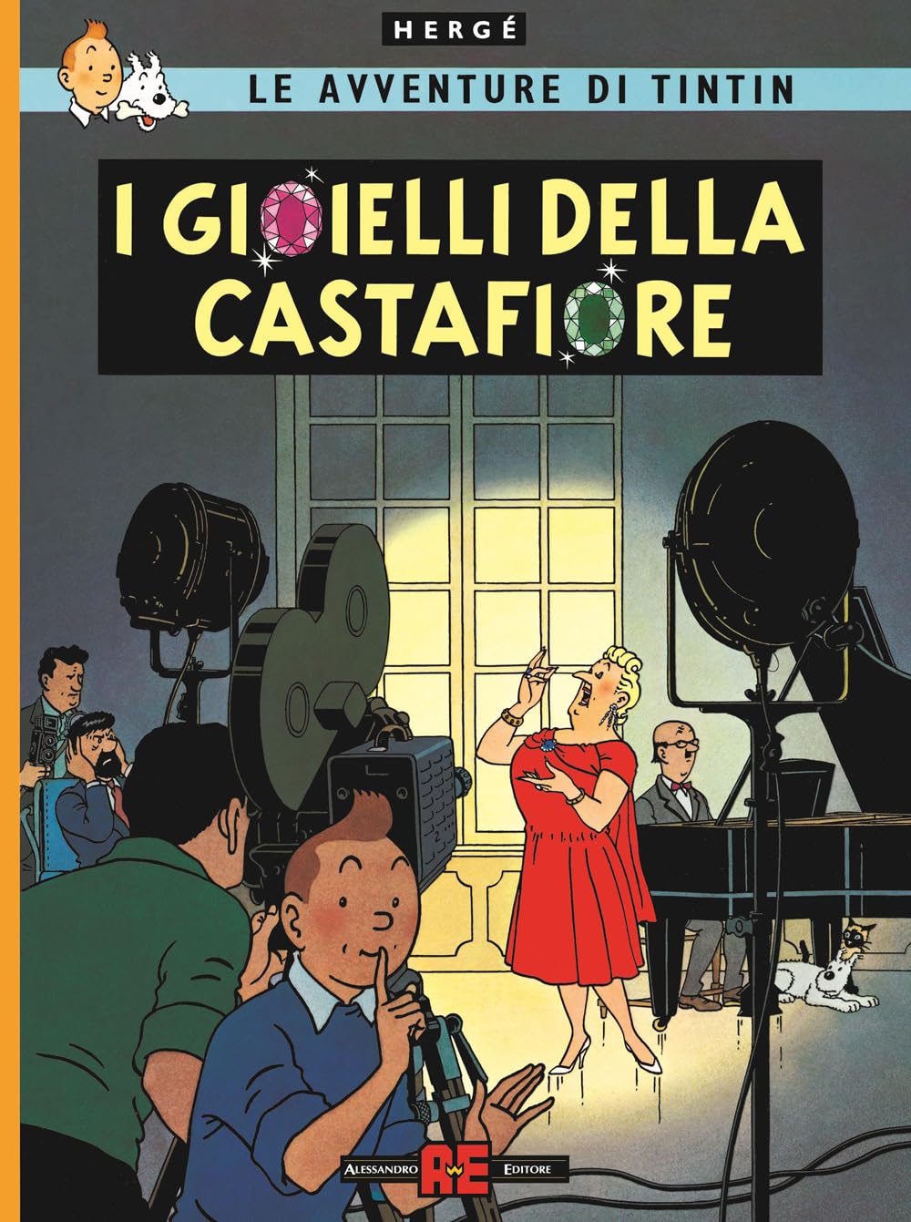 jaquette album Le avventure di Tintin. I gioielli della Castafiore