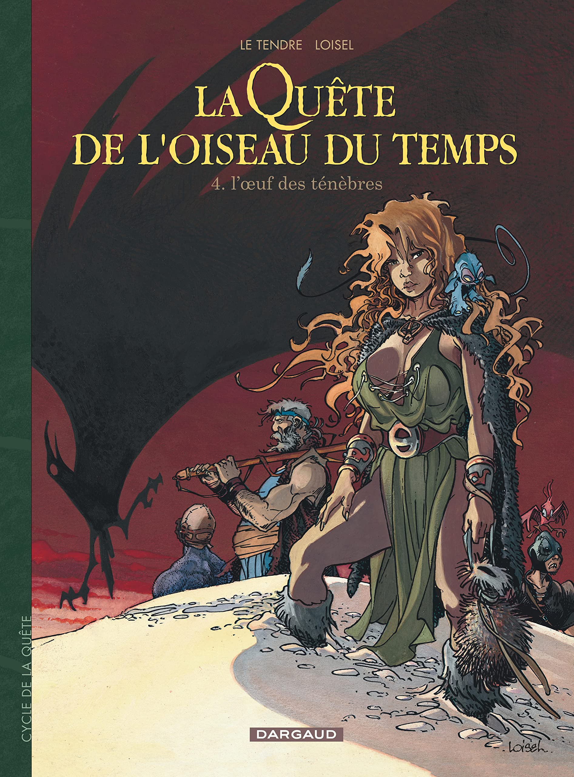 jaquette album La Quête de l'oiseau du temps, tome 4 : L'Oeuf des ténèbres