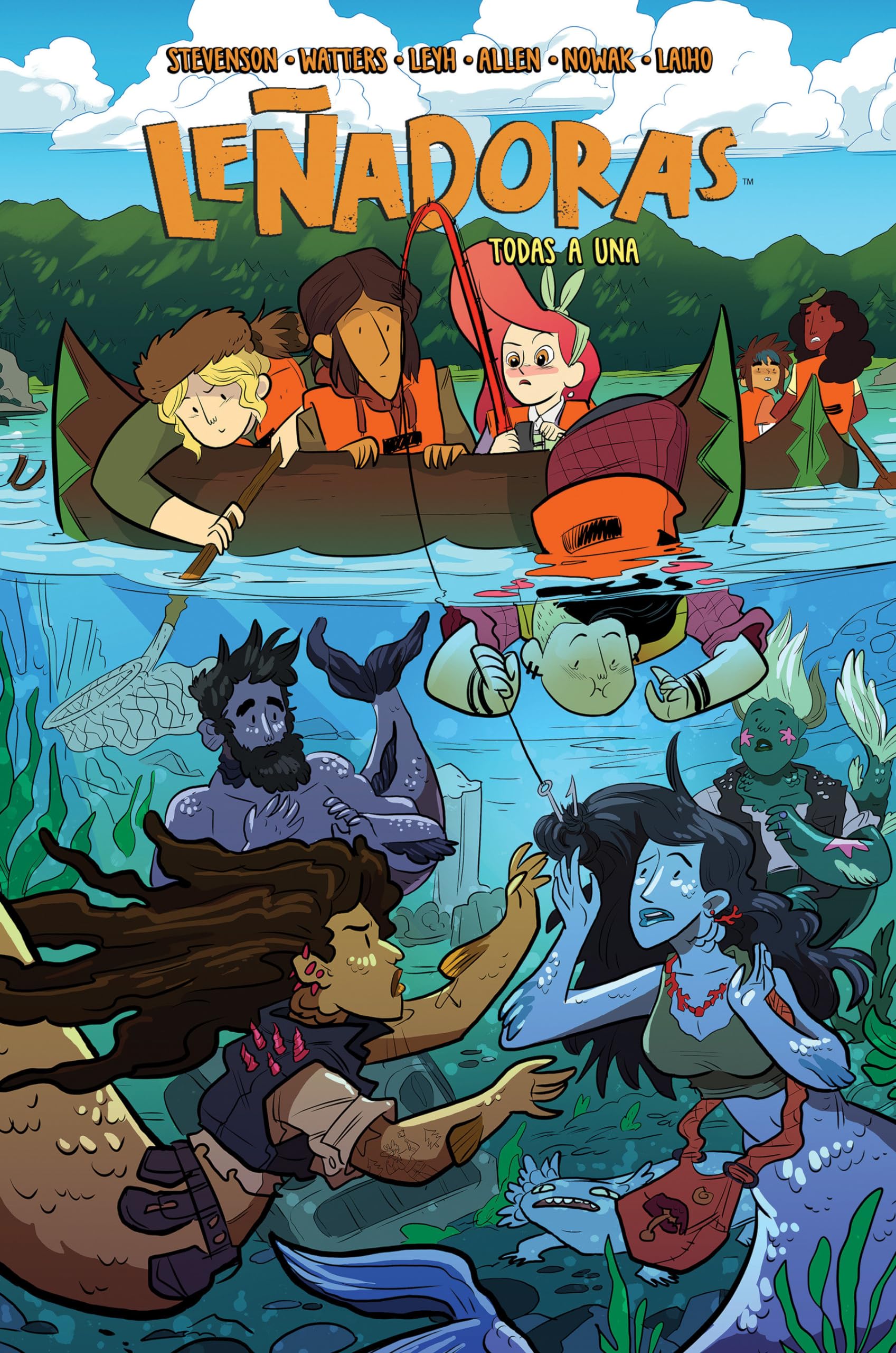 jaquette album Leñadoras todas a una / Lumberjanes Band Together