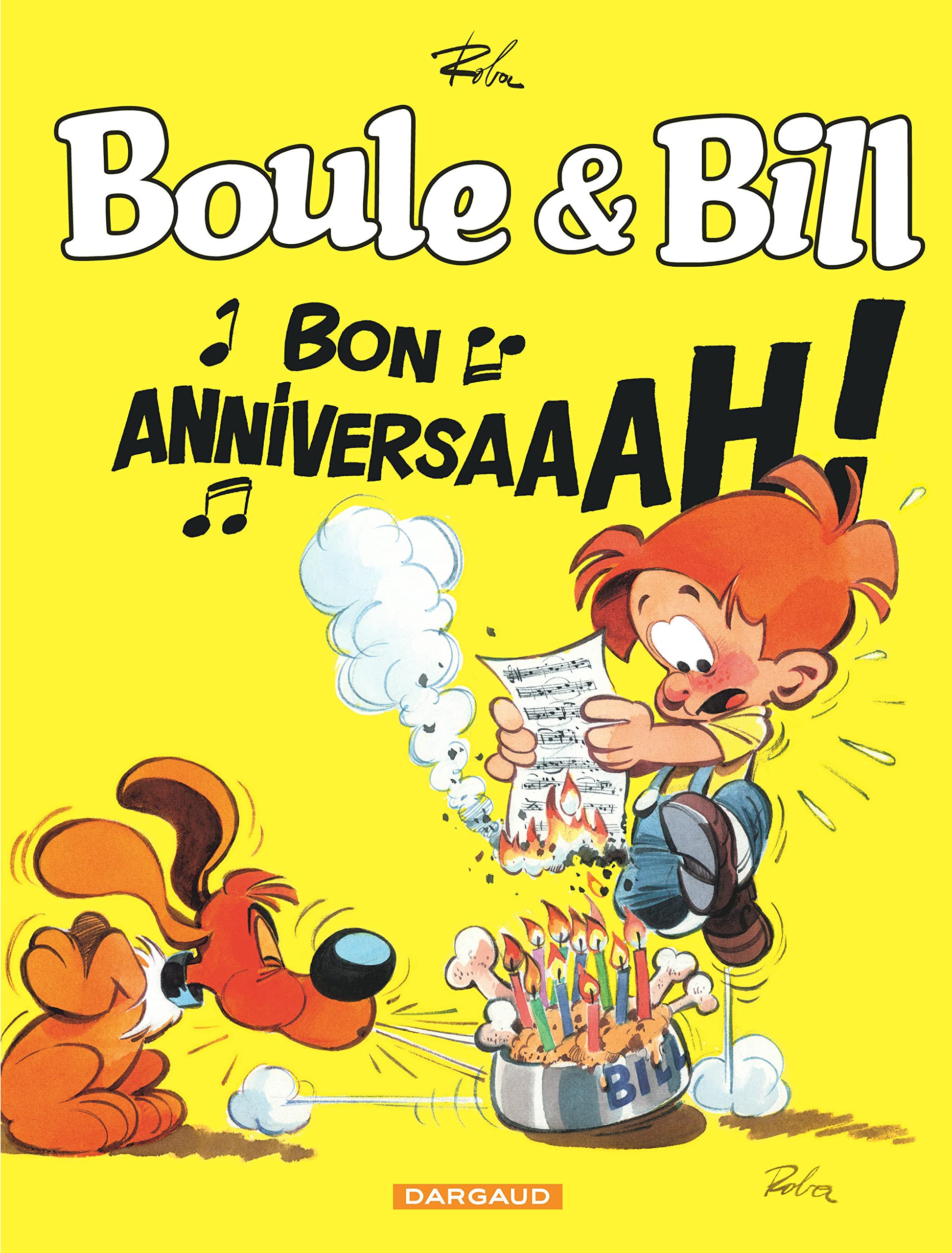 jaquette album Boule & Bill - Compil - Boule & Bill - Bon anniversaire !