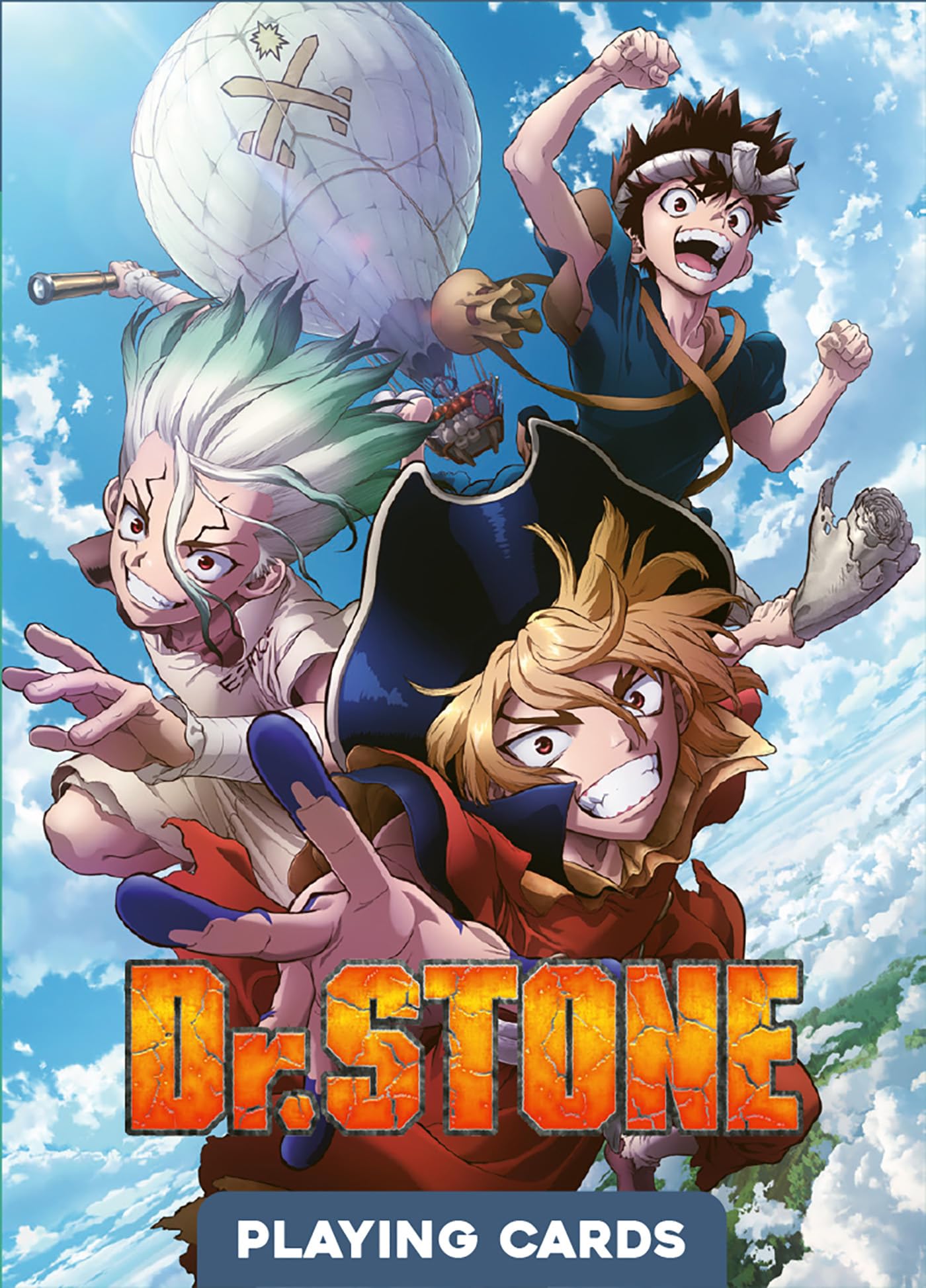 jaquette album Dr.STONE : jeu de 54 cartes à jouer