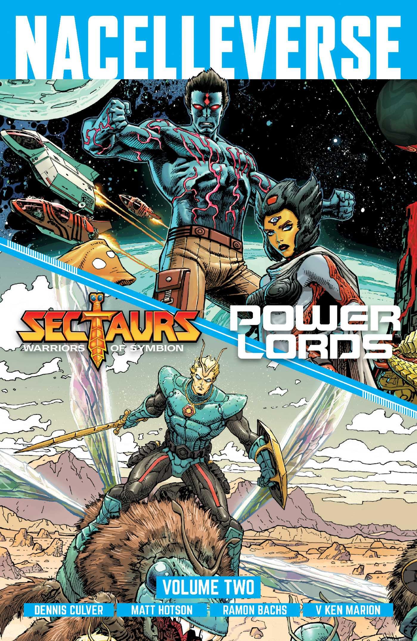 jaquette album Nacelleverse 2: Sectaurs and Power Lords