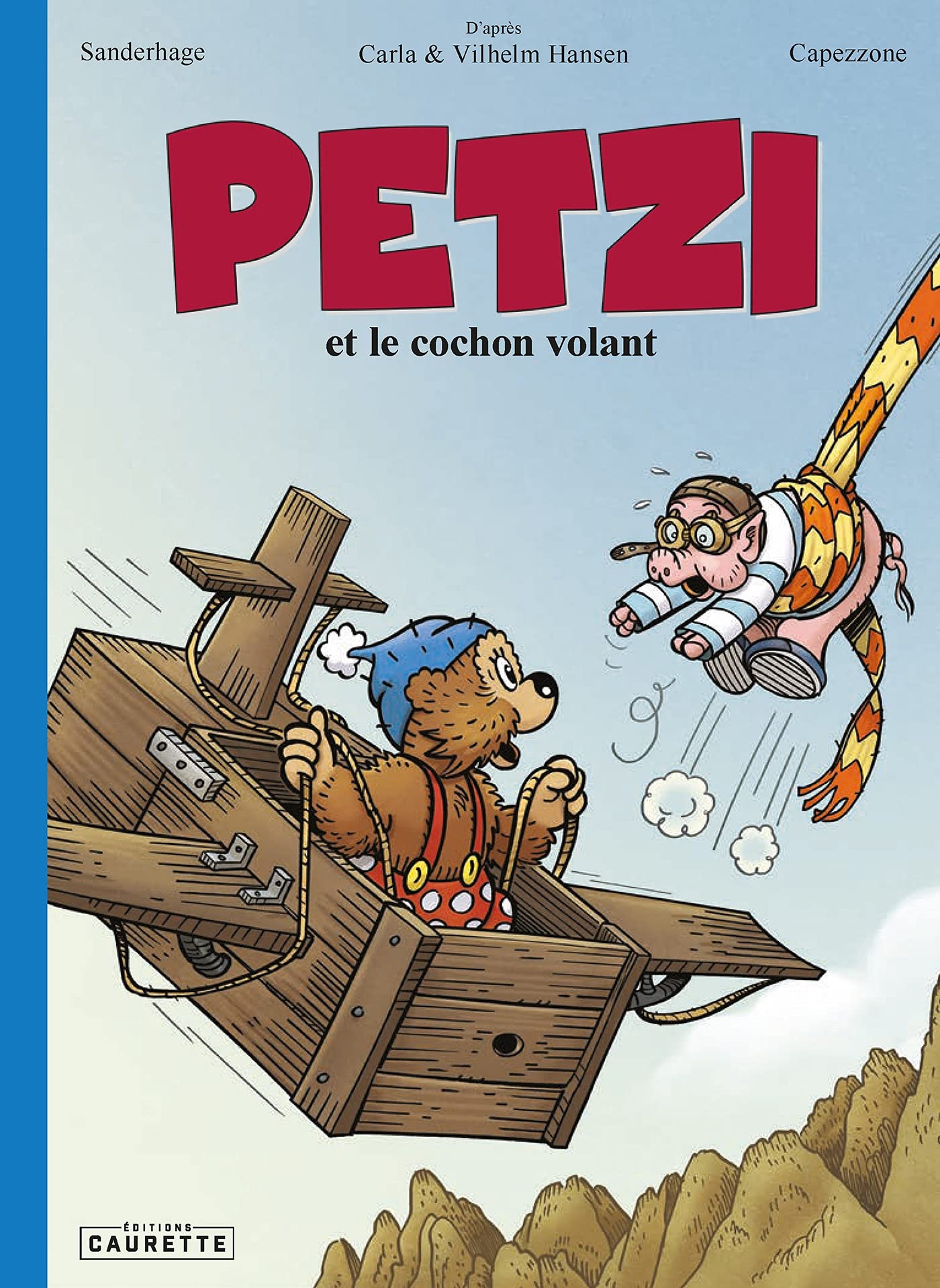 jaquette album Petzi et le cochon volant