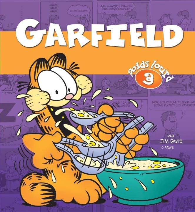 jaquette album Garfield, Poids Lourd Tome 3