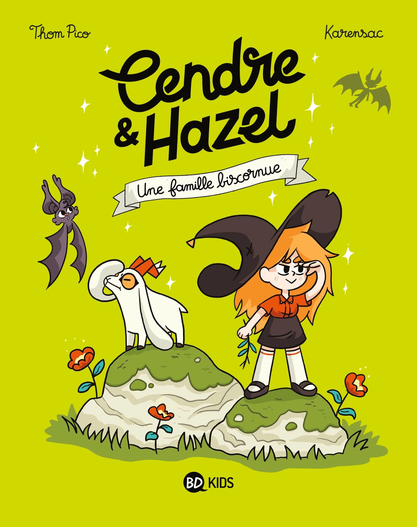 jaquette album Cendre et Hazel, Tome 04: Une famille biscornue