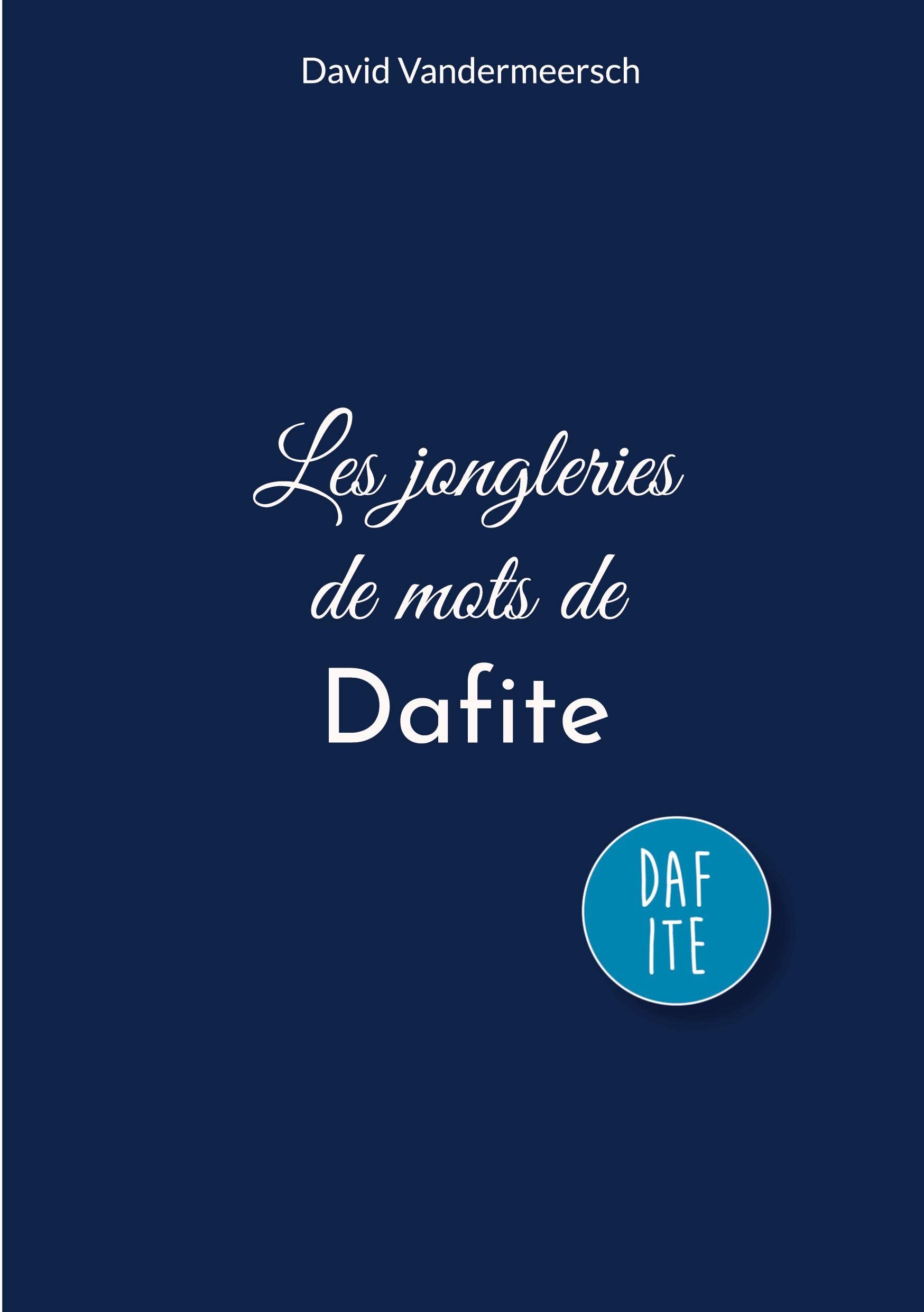 jaquette album Les jongleries de mots de Dafite