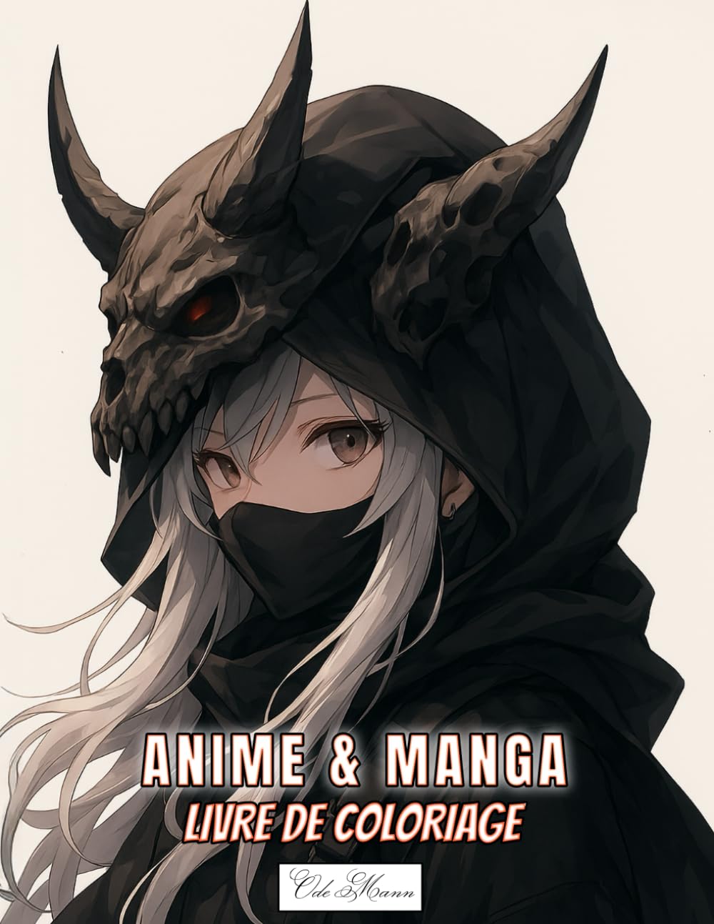 jaquette album Livre De Coloriage Anime & Manga: Une collection au format large rassemblant des illustrations variées inspirées de personnages d’animation japonaise ... convenir aux enfants, adolescents et adultes.