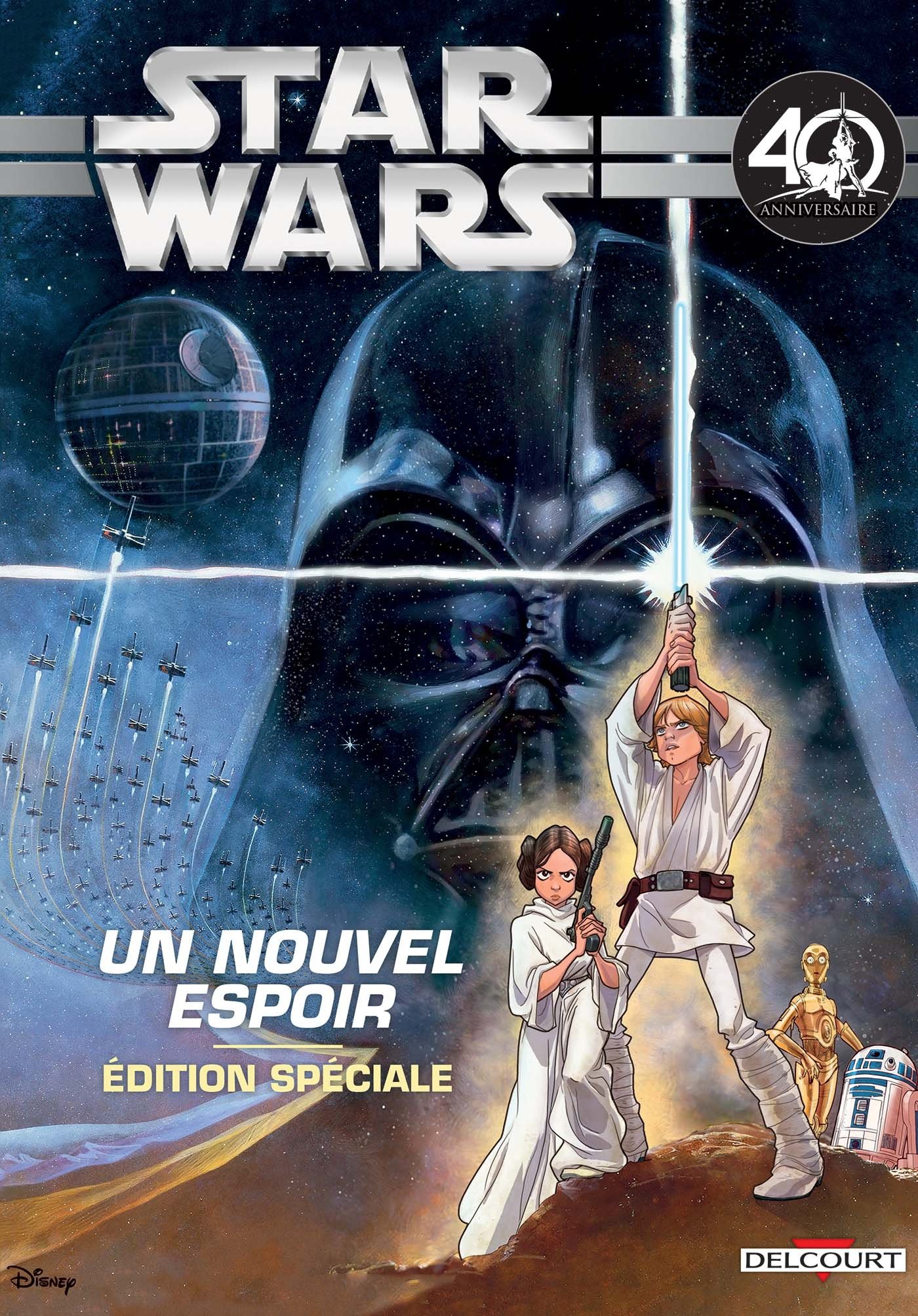 jaquette album Star Wars Épisode IV. Un nouvel espoir (Jeunesse) - Spécial 40e anniversaire