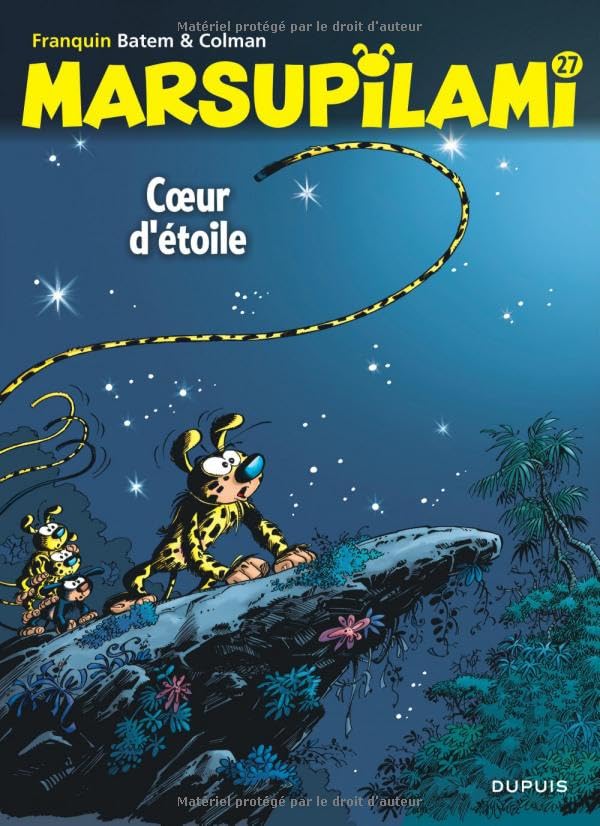 jaquette album Marsupilami - Tome 27 - Coeur d'étoile