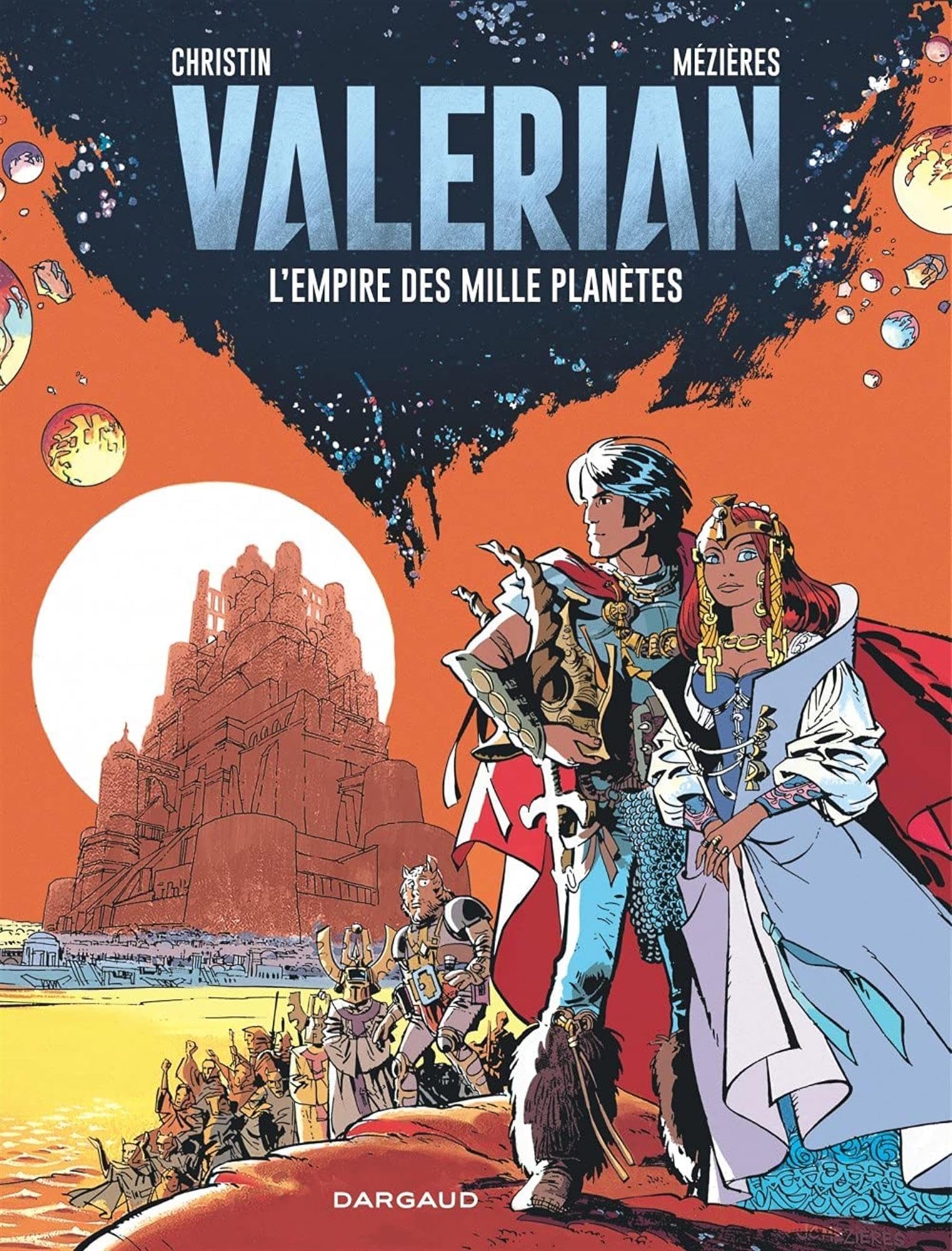 jaquette album Valérian - Tome 2 - L'Empire des mille planètes