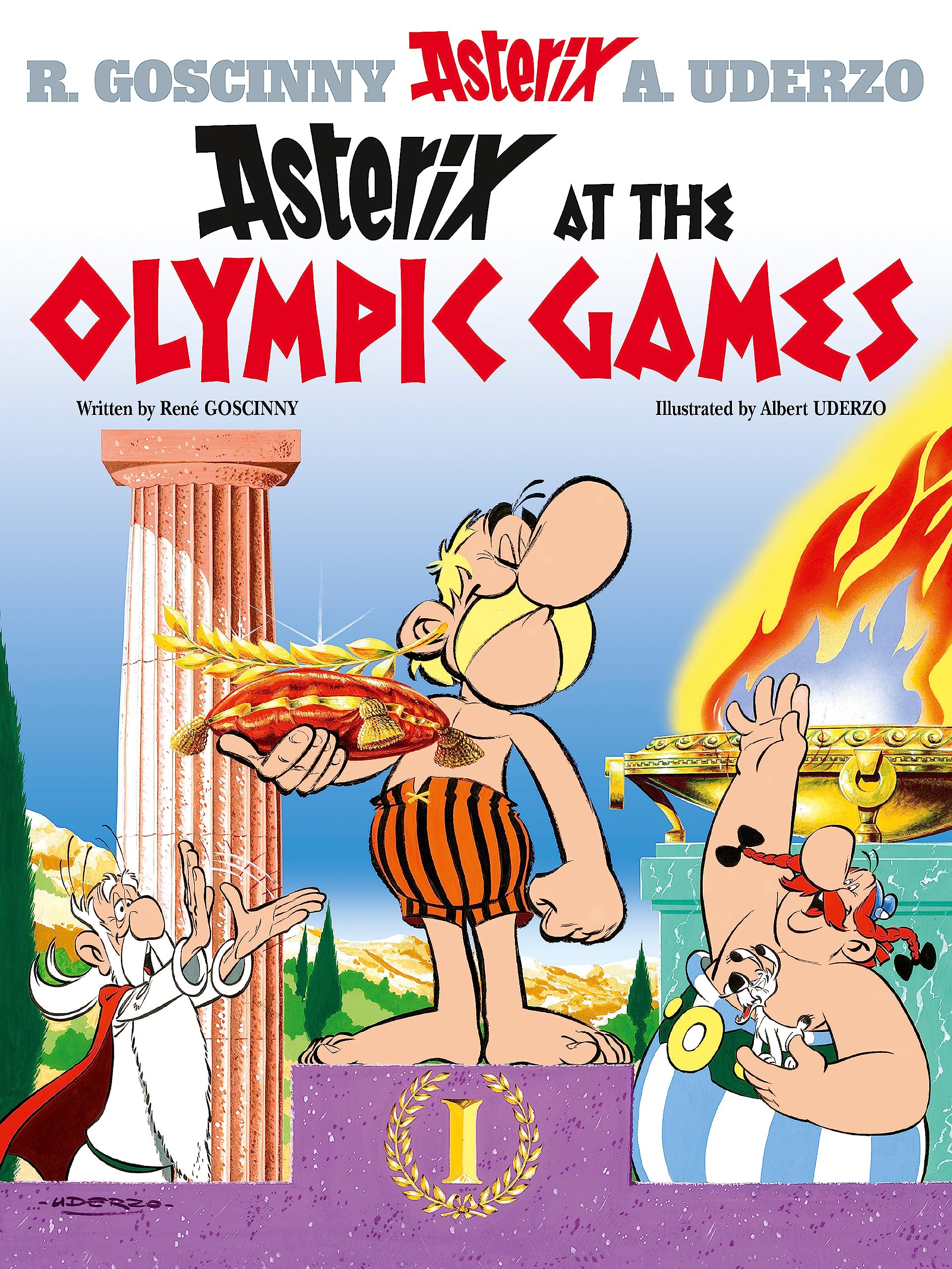 jaquette album ASTERIX AT THE OLYMPIC GAMES