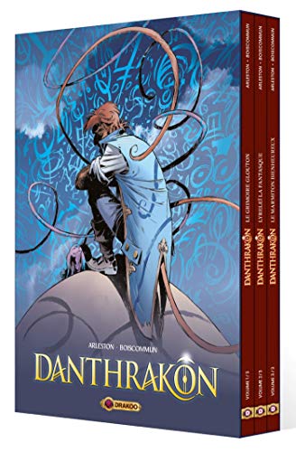 jaquette album Danthrakôn - Coffret En 3 Volumes : Tome 1, Le Grimoire Glouton - Tome 2, Lyreleï La Fantasque - Tome 3, Le Marmiton Bienheureux - Avec 1 Ex-Libris