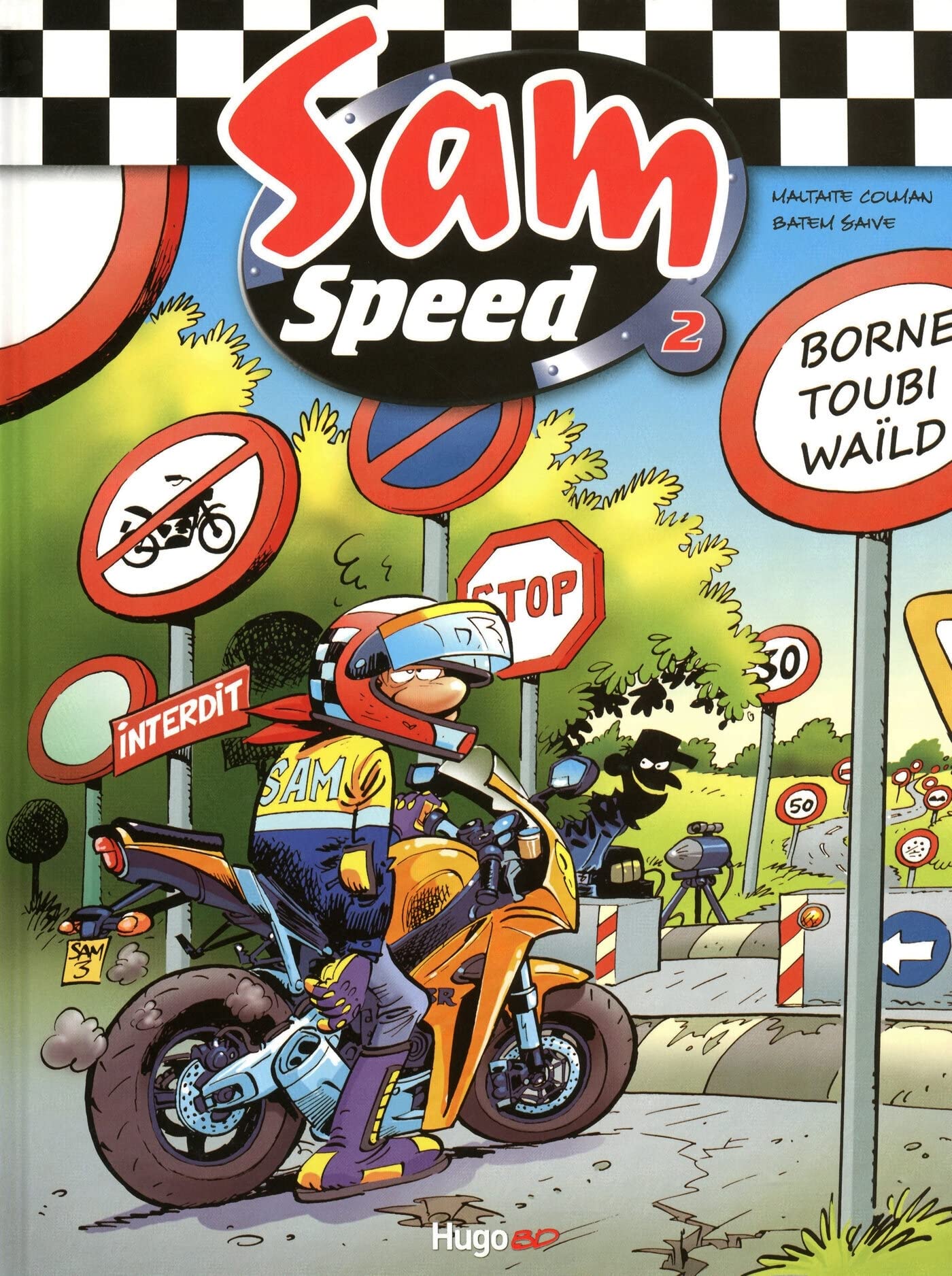 jaquette album Sam Speed tome 2 Borne toubi waild (02)