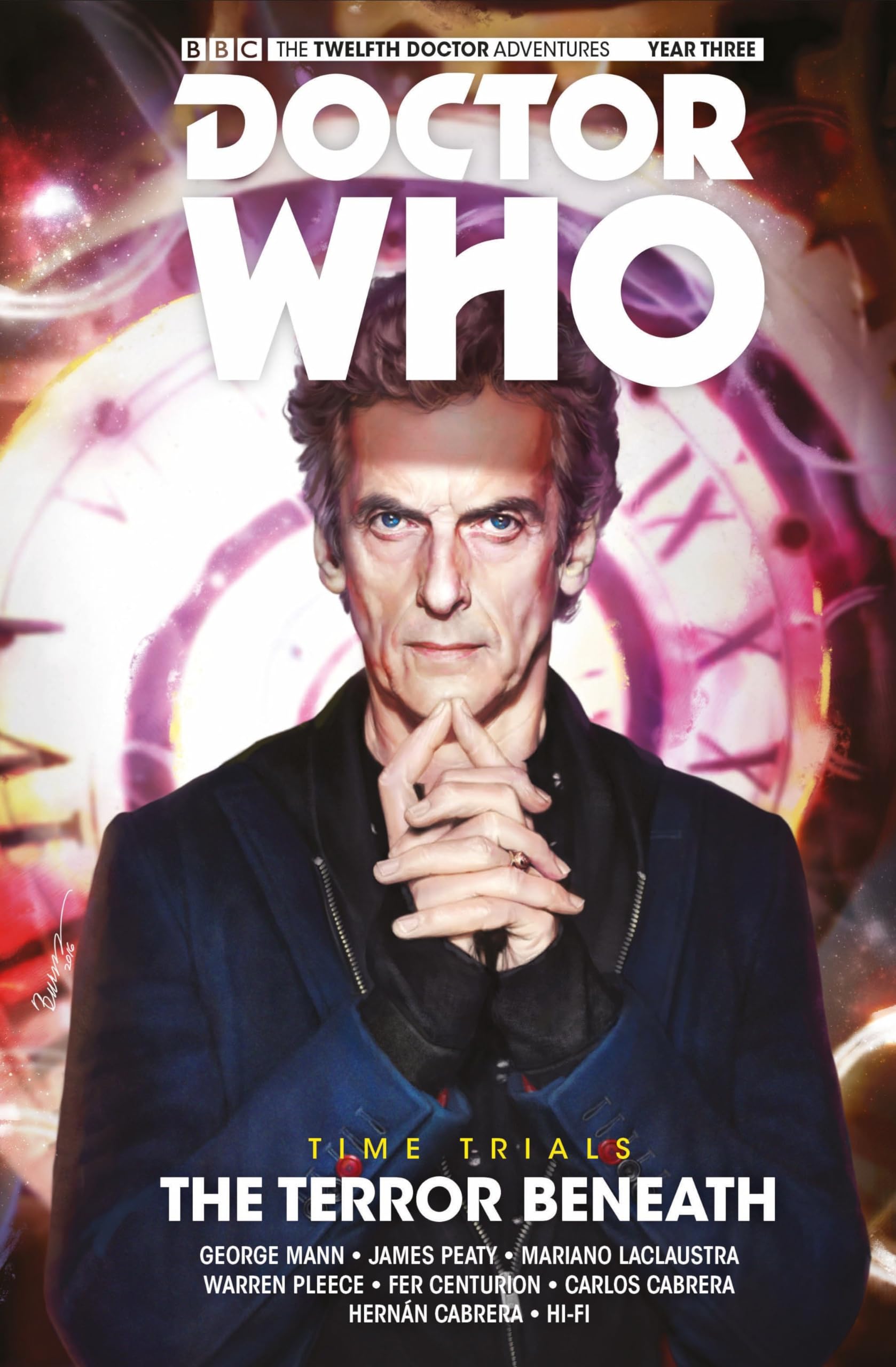 jaquette album Doctor Who the Twelfth Doctor 1: Time Trials: The Terror Beneath