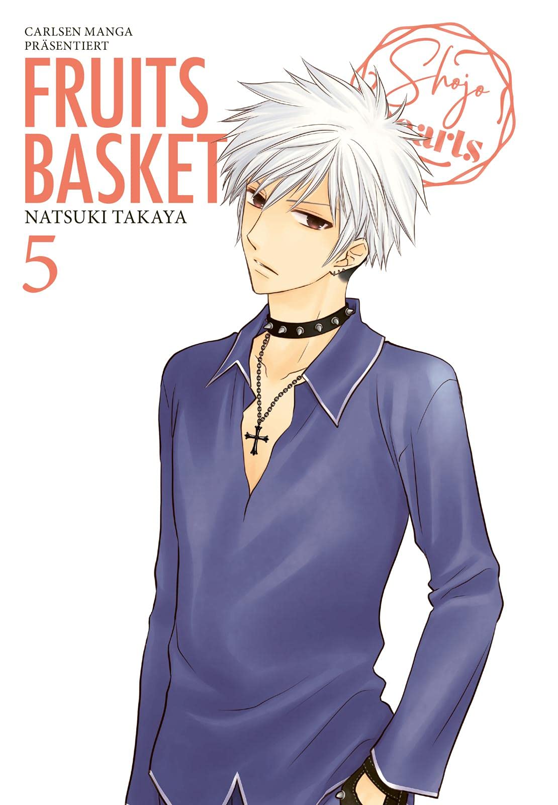 jaquette album Fruits Basket Pearls 5: Die Neuausgabe in edlen Doppelbänden mit Farbseiten-Galerie und schimmerndem Perlmutt-Cover