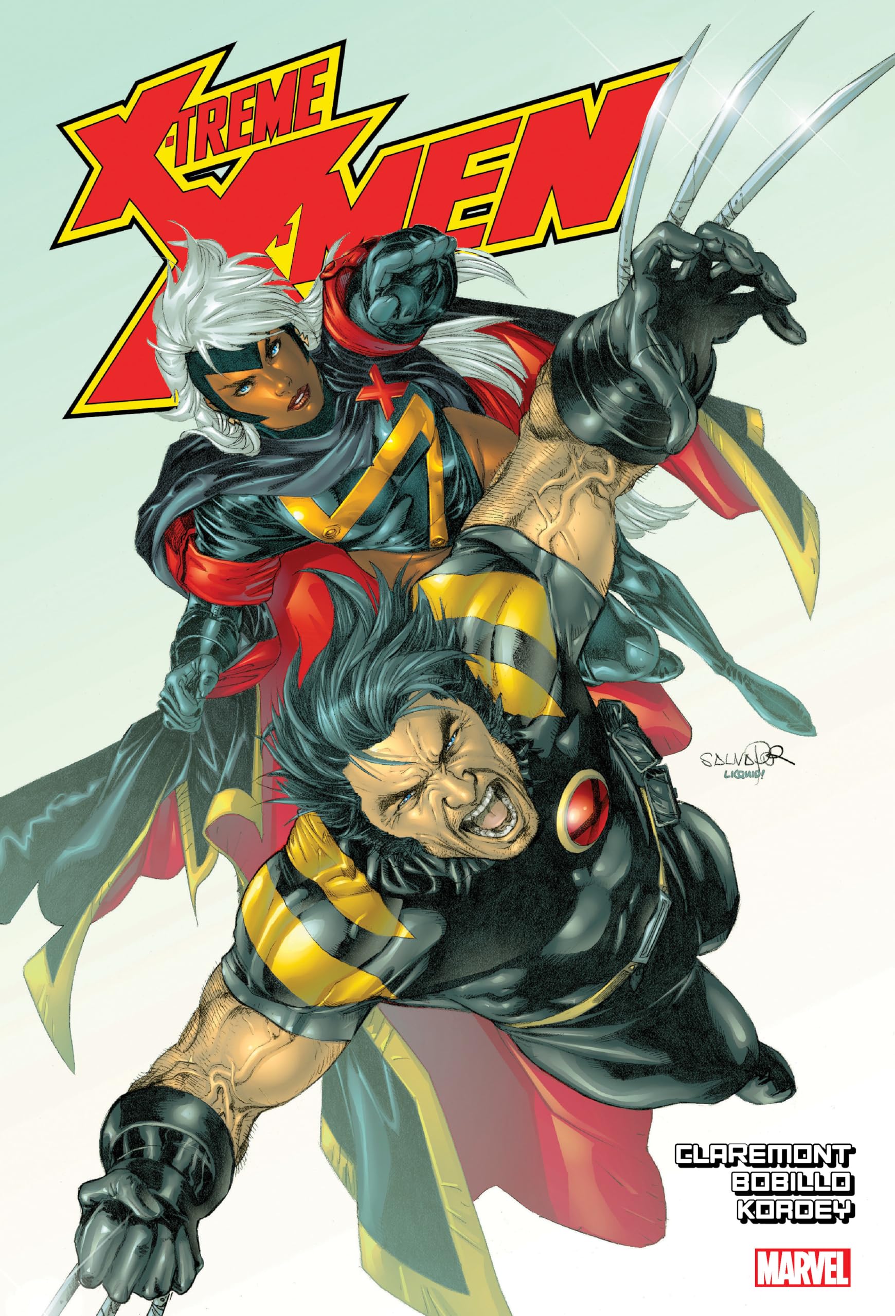 jaquette album X-TREME X-MEN BY CHRIS CLAREMONT OMNIBUS VOL. 2 SALVADOR LARROCA STORM & WOLVERINE COVER