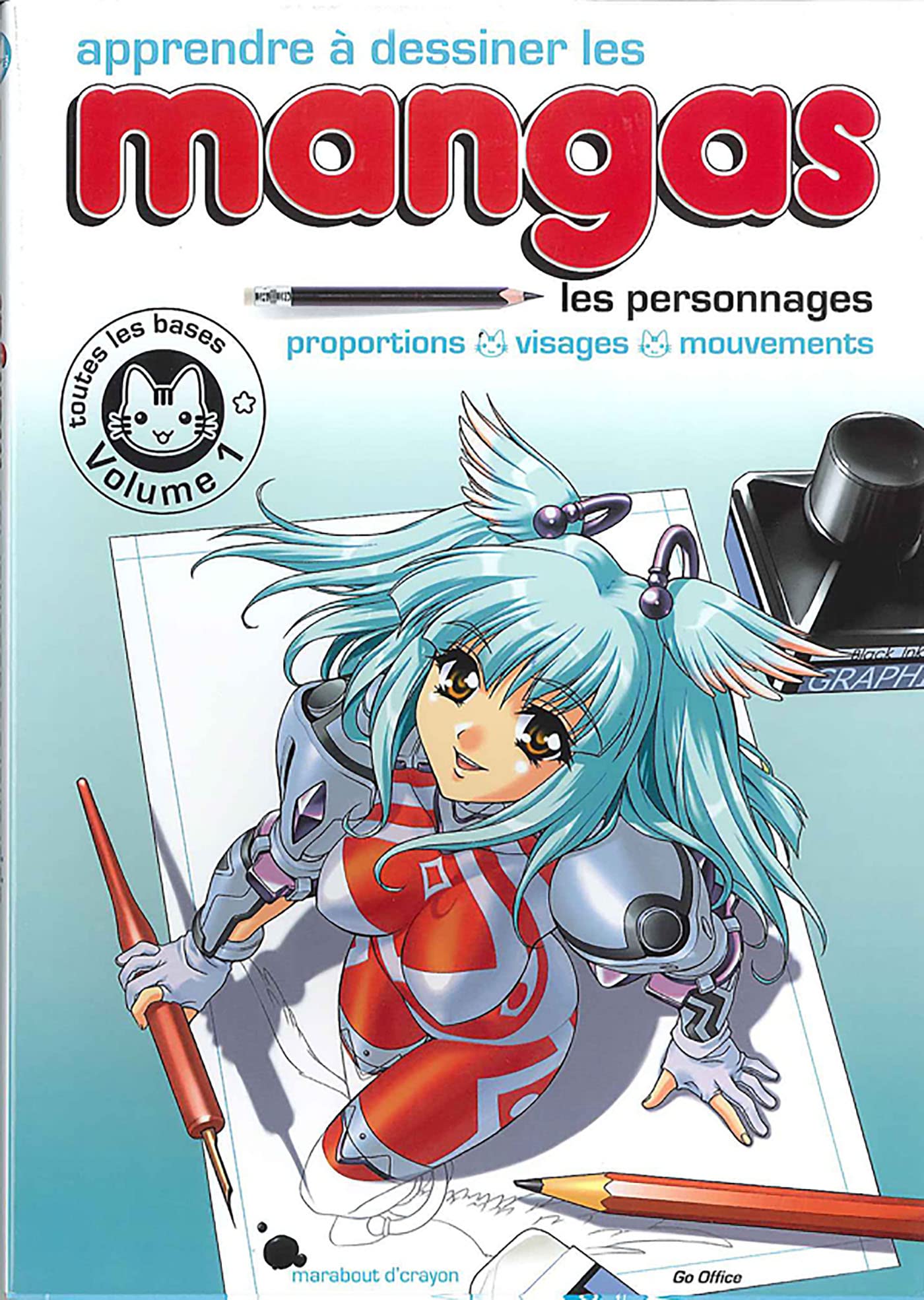 jaquette livre Apprendre à dessiner les mangas - Vol. 1