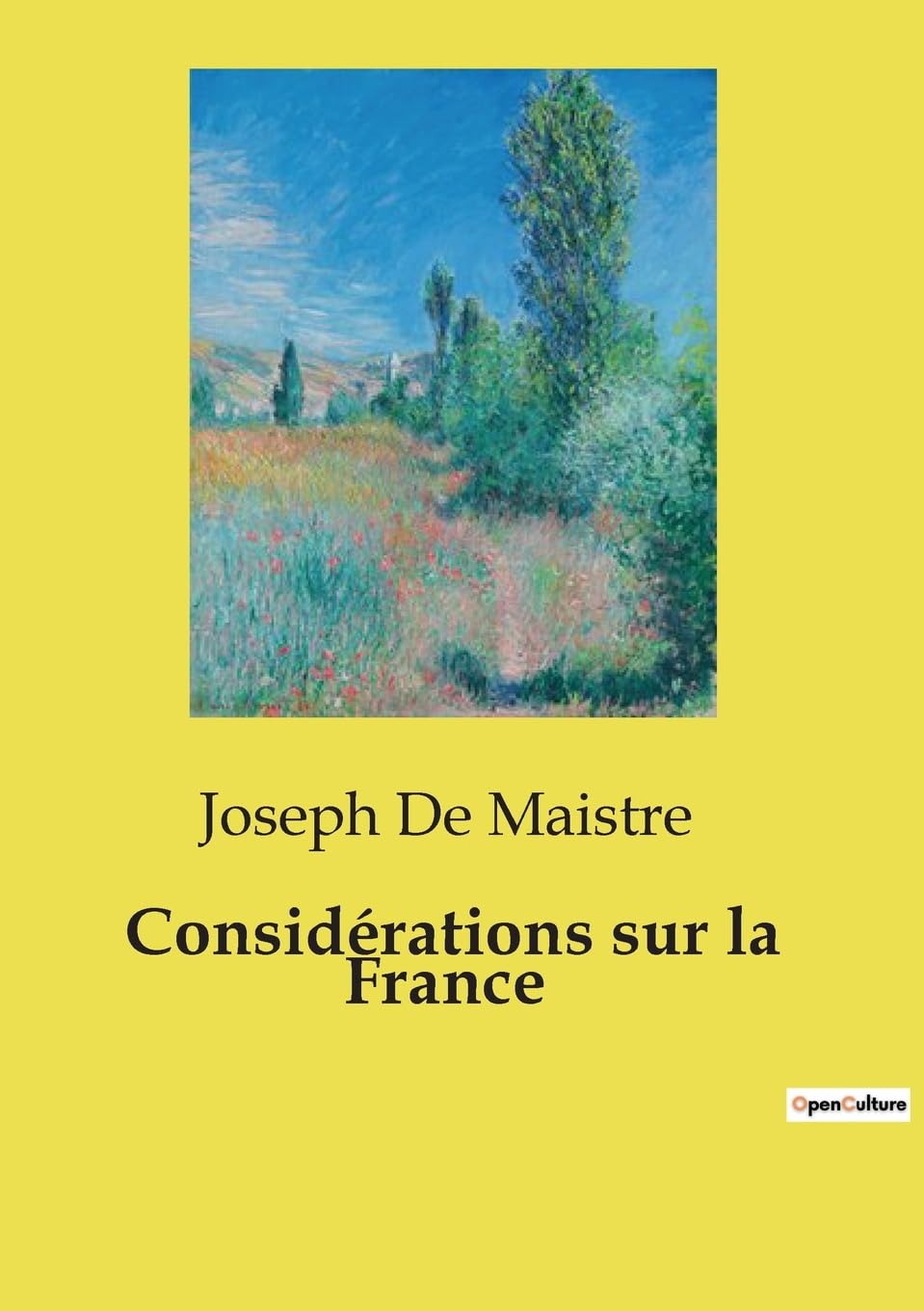 jaquette album Considérations sur la France