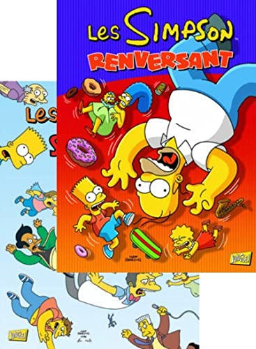 jaquette album Les Simpson - Pack En 2 Volumes : Tome 17, Sans Filet ! - Tome 27, Renversant - Dont 1 Tome Offert