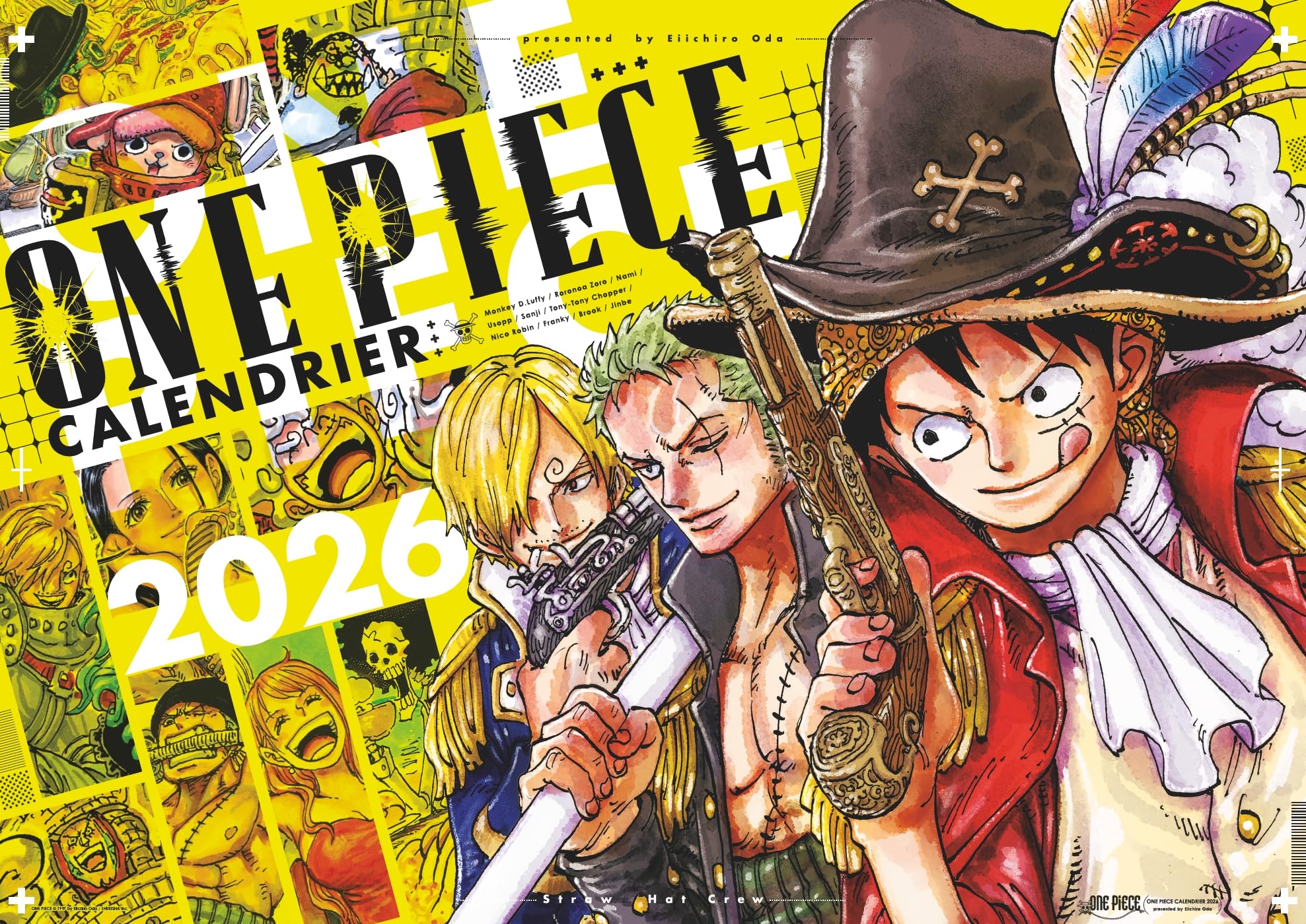 jaquette livre One Piece - Calendrier 2026