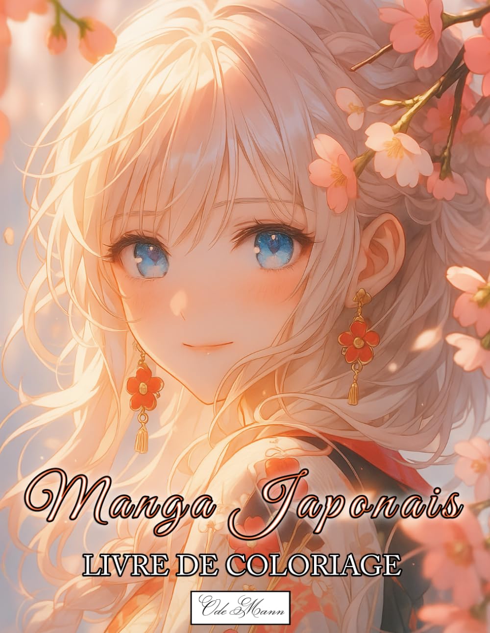 jaquette album Livre De Coloriage Manga Japonais: Collection variée d’illustrations inspirées de l’univers manga et anime pour les amateurs de culture japonaise.