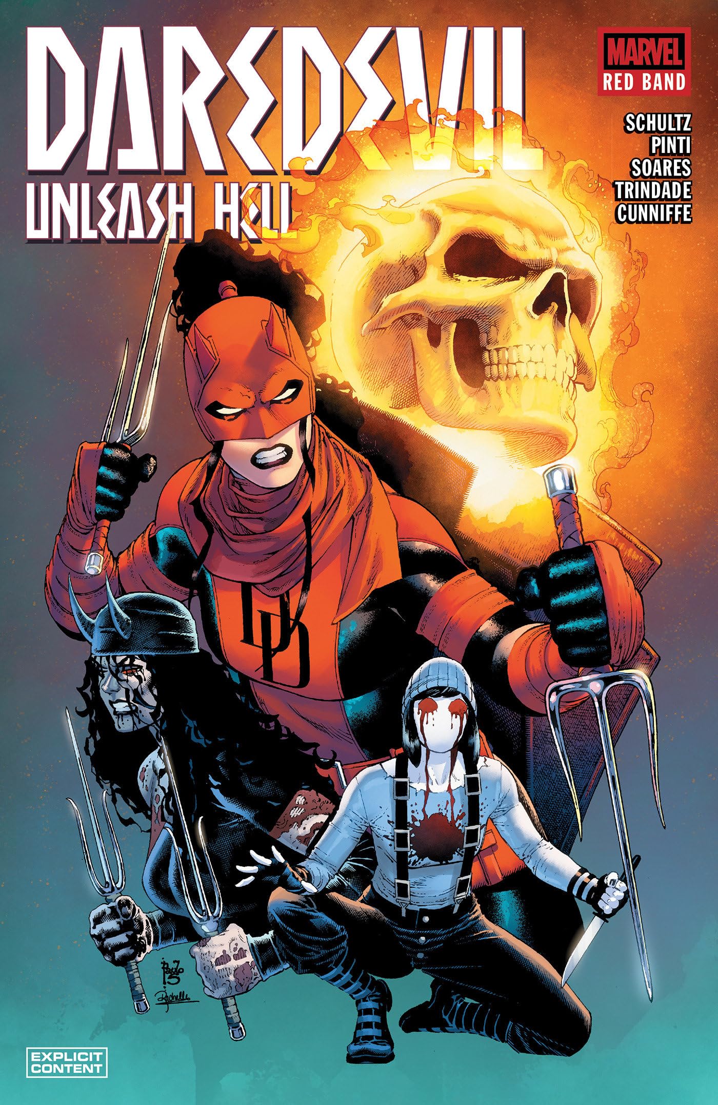 jaquette album Daredevil: Unleash Hell - Red Band