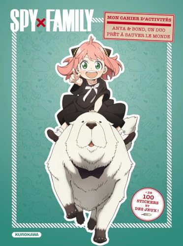 jaquette album Spy X Family - Mon Cahier d'activités - Anya et Bond