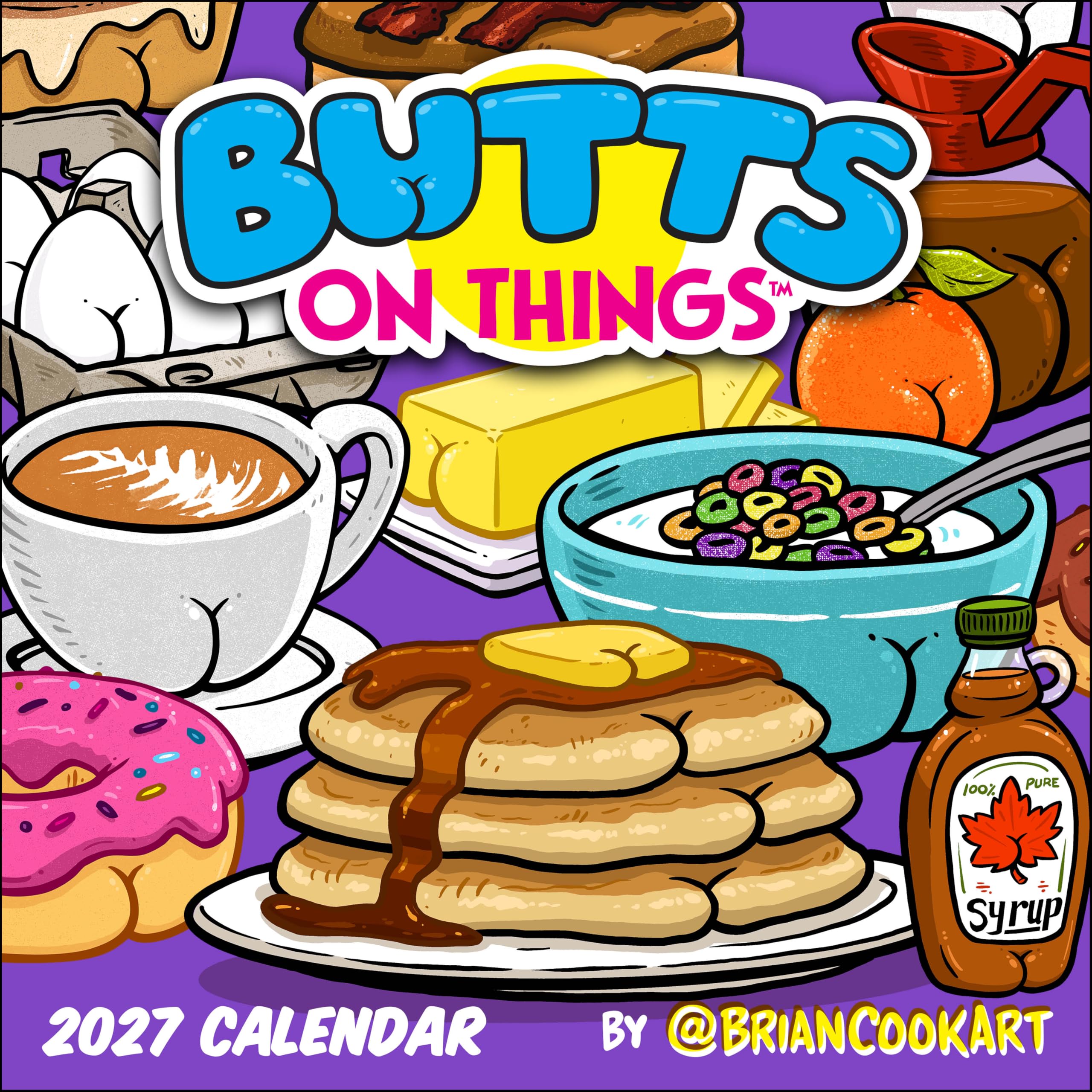 jaquette album Butts on Things 2027 Wall Calendar
