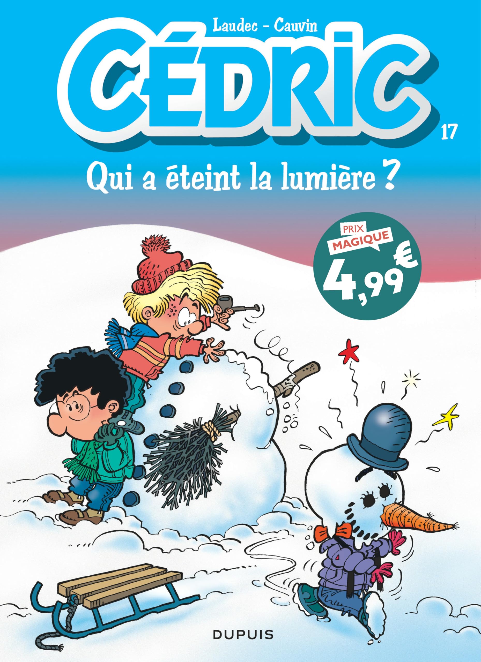 jaquette album Cédric - Tome 17 - Qui a éteint la lumière ?