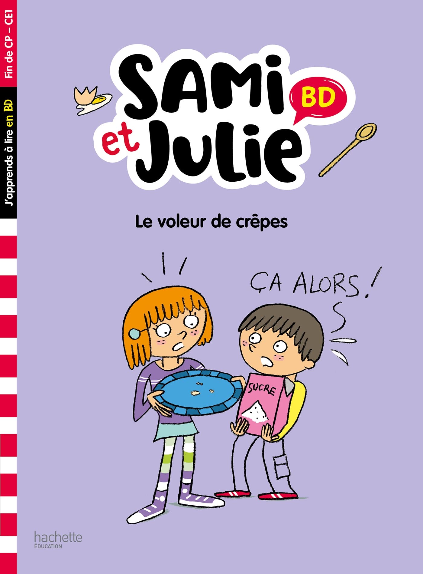 jaquette album Sami et Julie BD Fin de CP-CE1 - Le voleur de crêpes