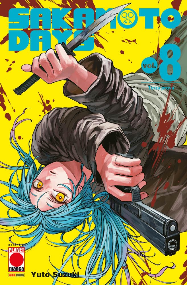 jaquette album Sakamoto days. Terza prova (Vol. 8)