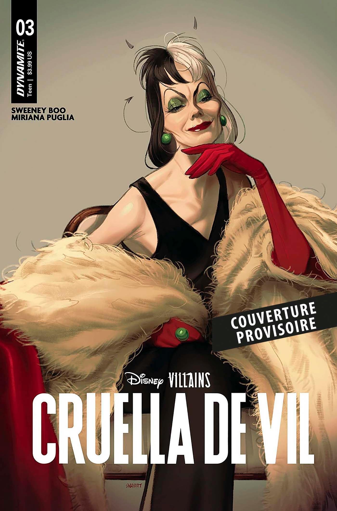 jaquette album Disney Vilains - Cruella - Edition limitée