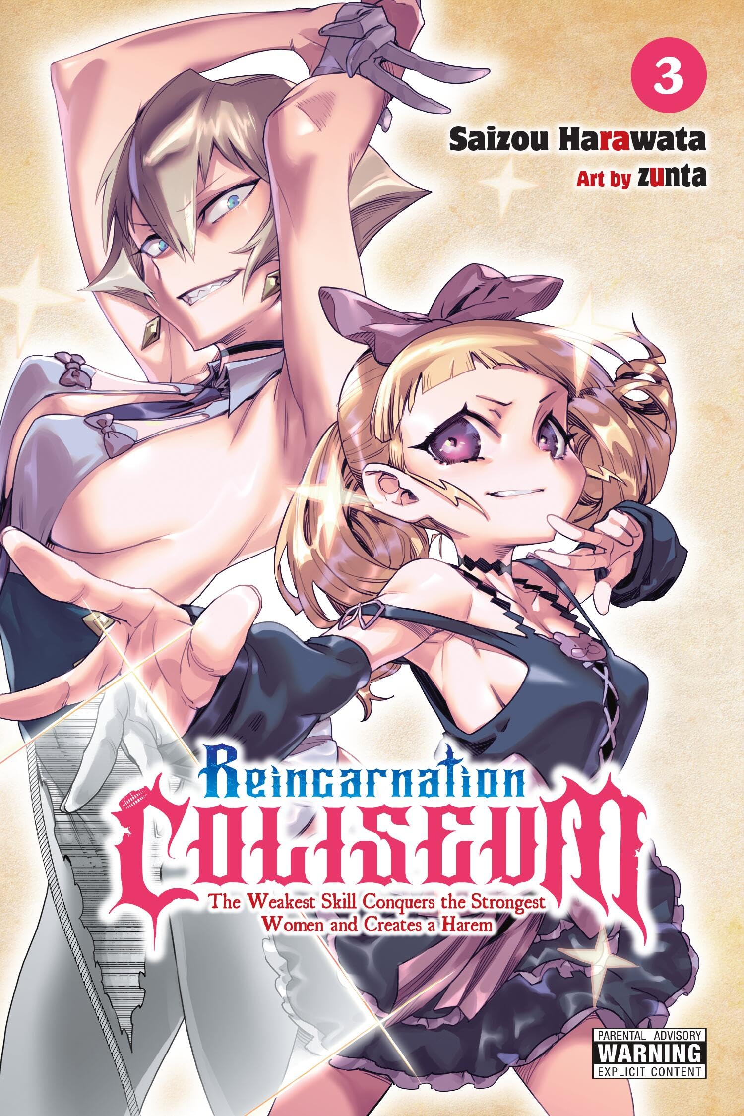 jaquette album Reincarnation Coliseum, Vol. 3 (manga)