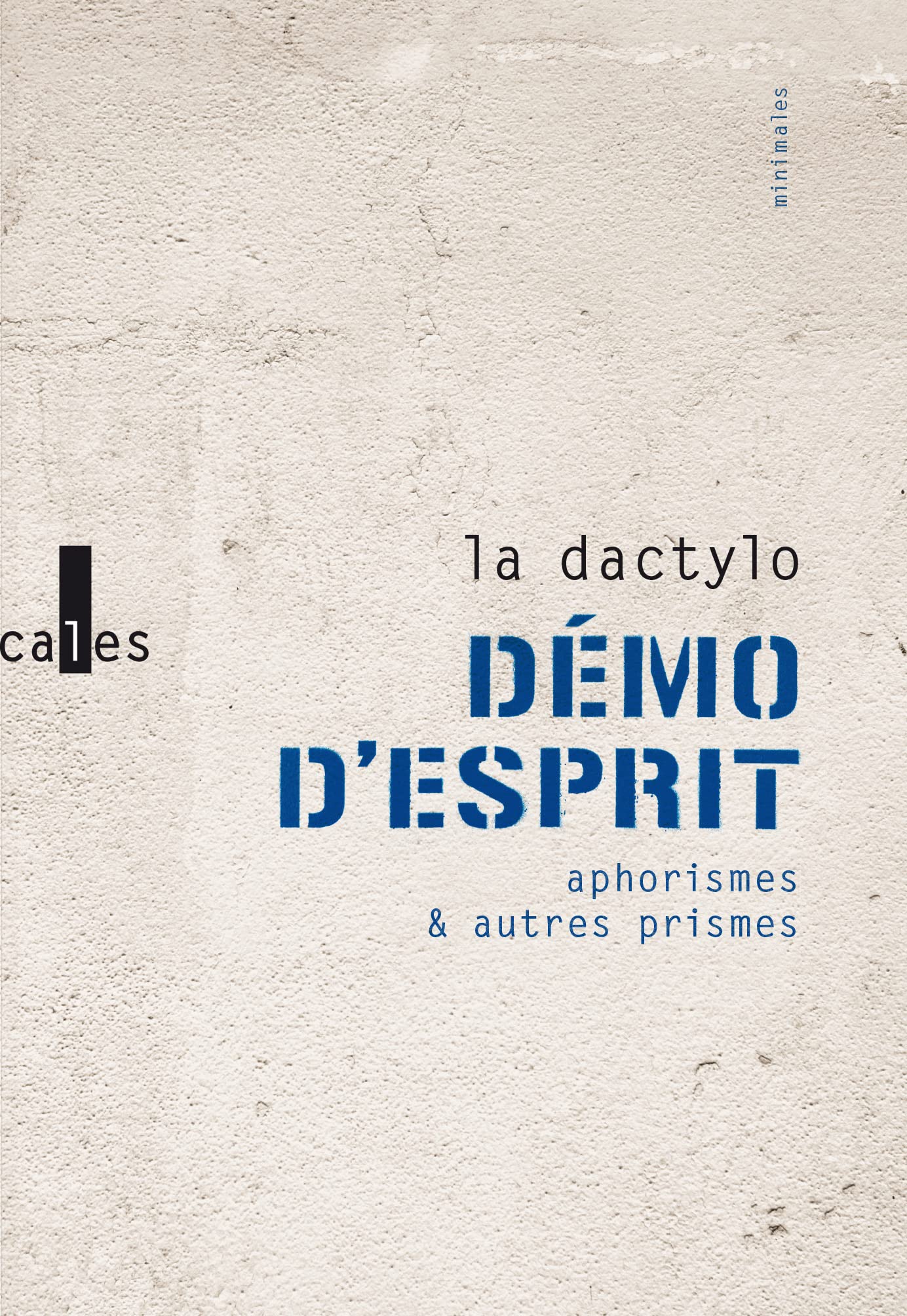 jaquette album Démo d'esprit: Aphorismes et autres prismes