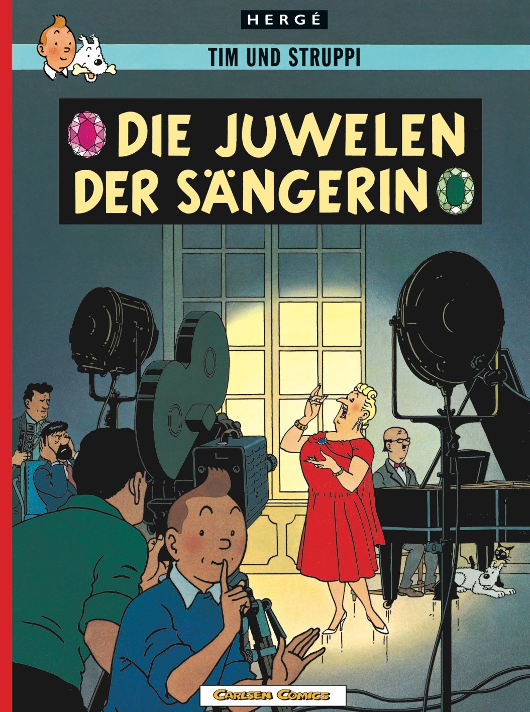 jaquette album LES BIJOUX DE LA CASTAFIORE (CARLSEN)