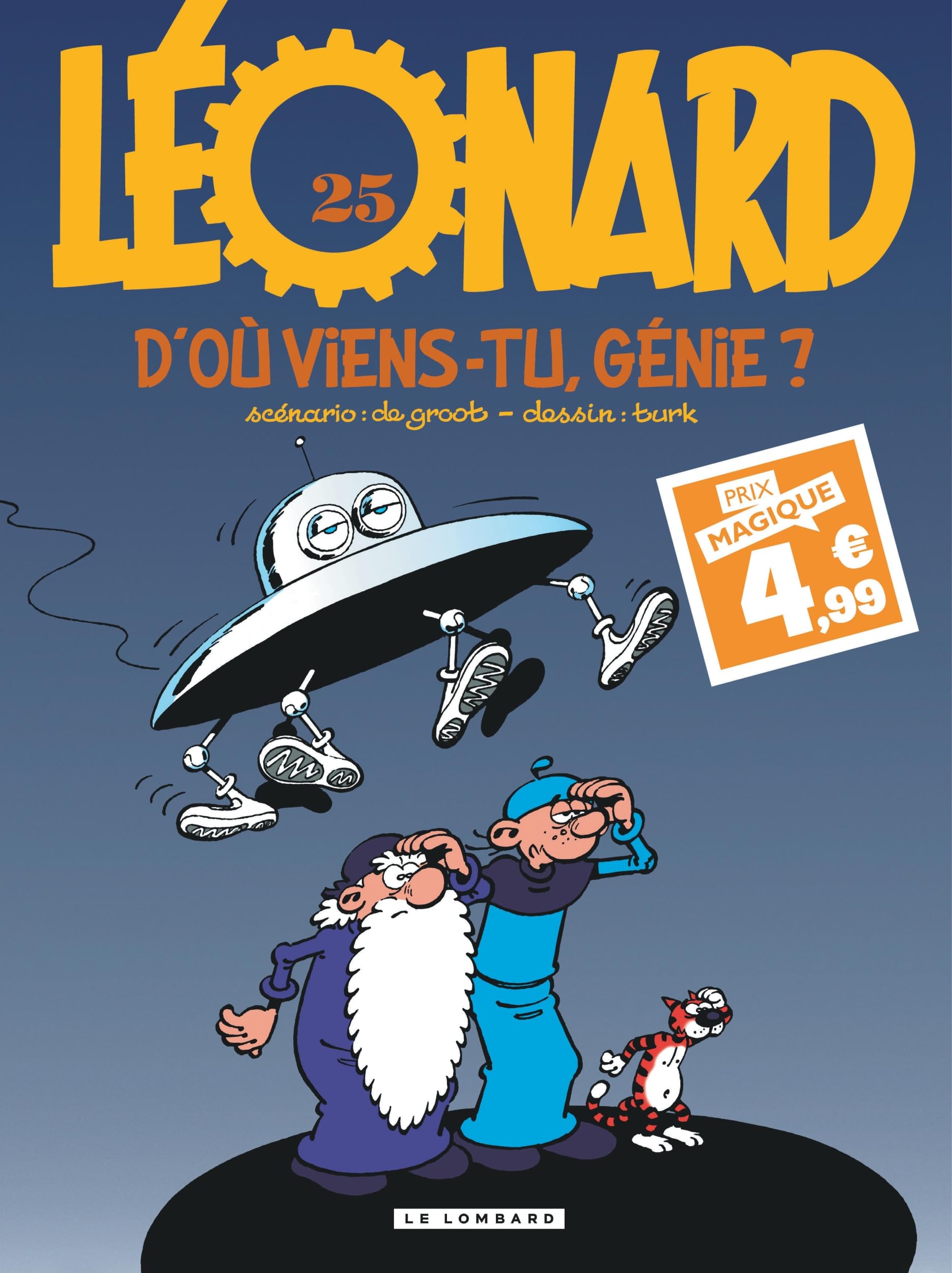 jaquette album Léonard - Tome 25 - D'où viens-tu, génie ?