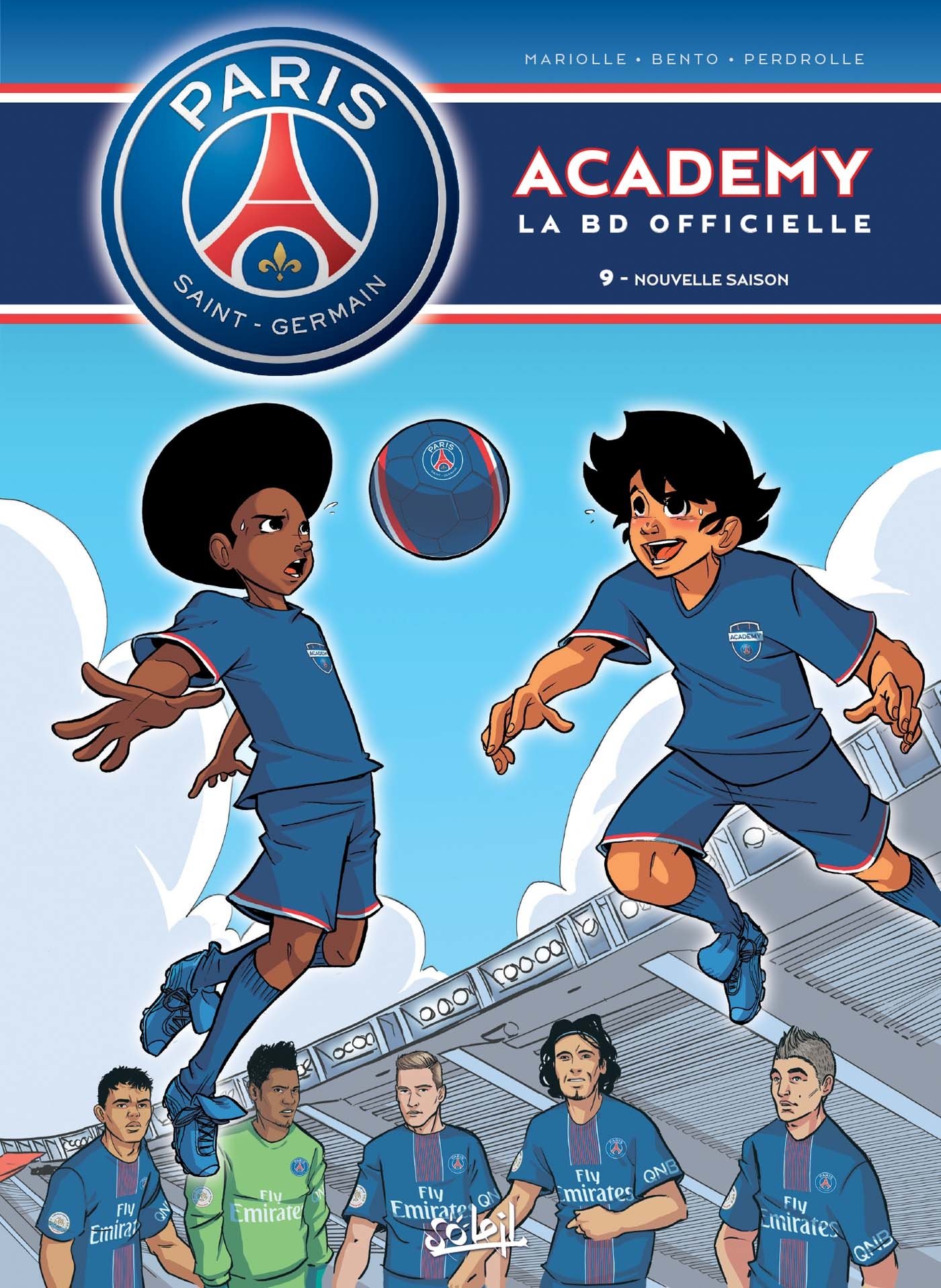 jaquette album Paris Saint-Germain Academy T09