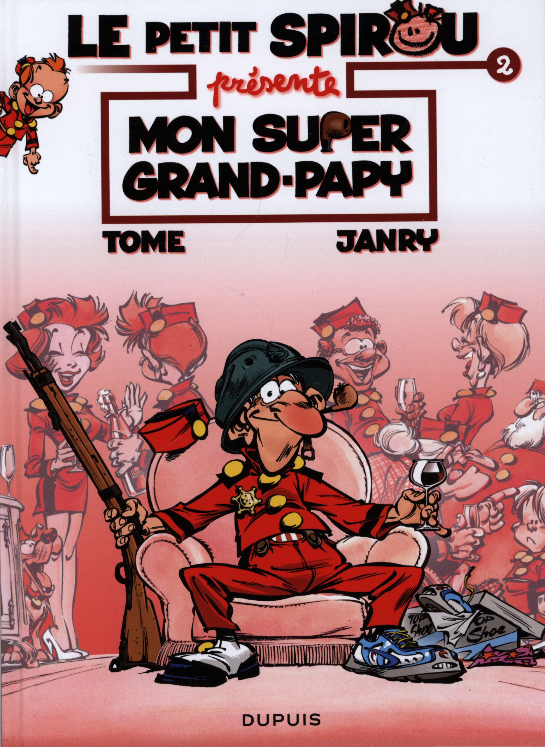 jaquette album MON SUPER GRAND PAPY OP 75 ANS SPIROU