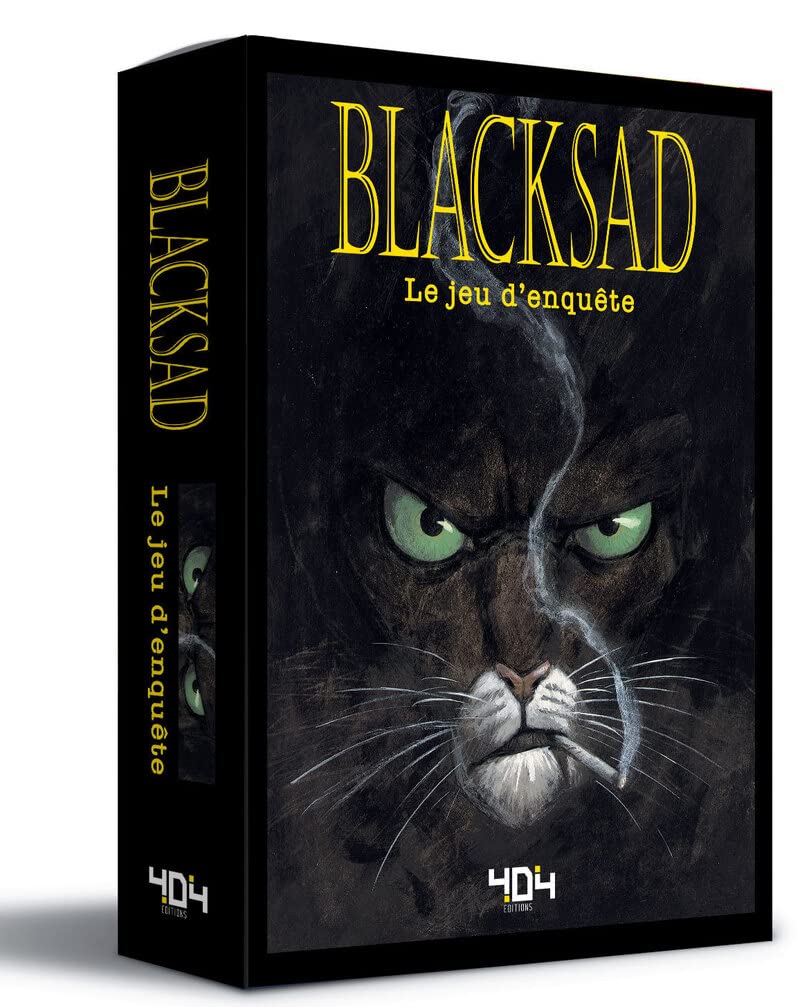 jaquette album Blacksad - Le jeu d'enquête - De 2 à 4 joueurs - À partir de 14 ans
