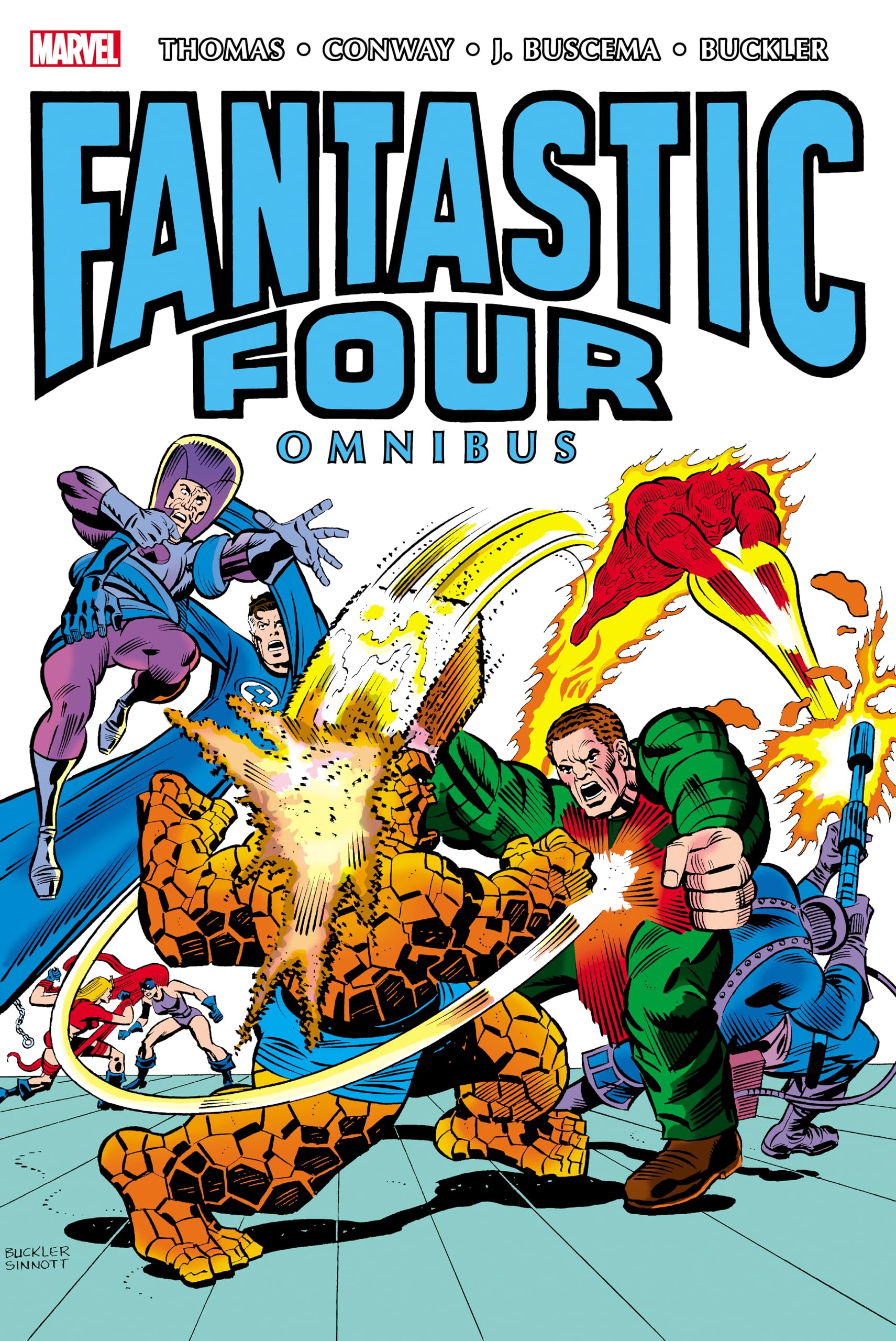 jaquette album THE FANTASTIC FOUR OMNIBUS VOL. 5 RICH BUCKLER FRIGHTFUL FOUR COVER