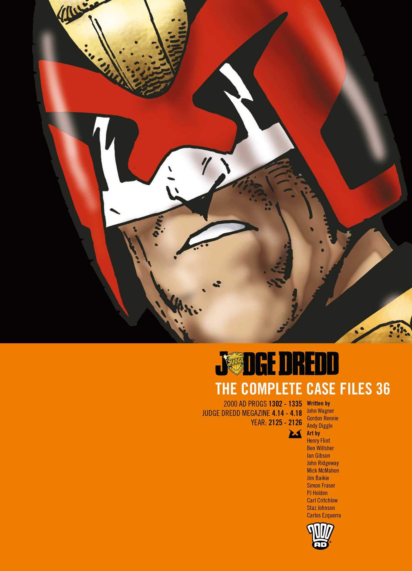 jaquette album Judge Dredd: The Complete Case Files 36 (Volume 36)