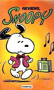 jaquette album Reviens Snoopy