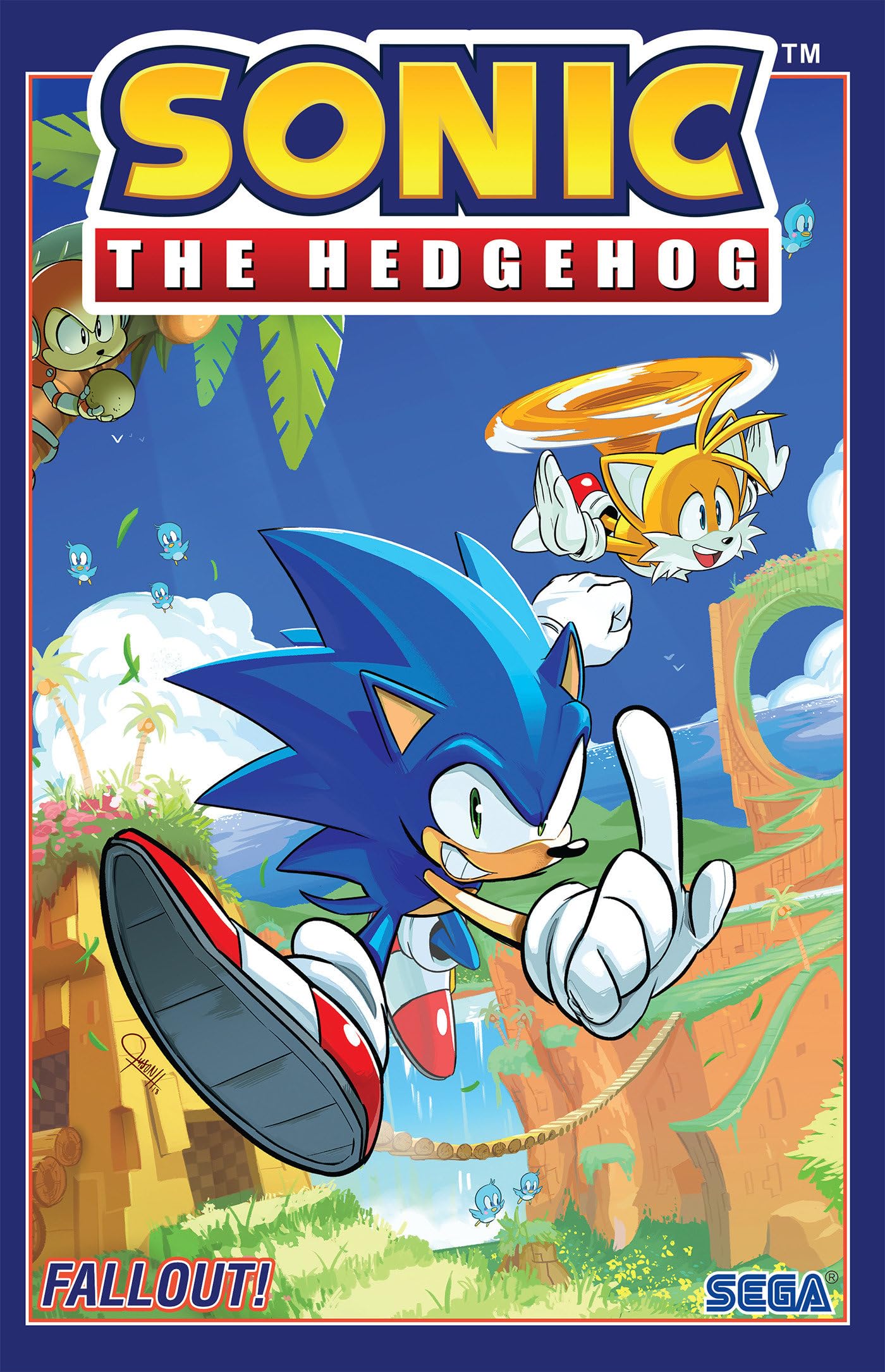jaquette album Sonic the Hedgehog, Vol. 1: Fallout!