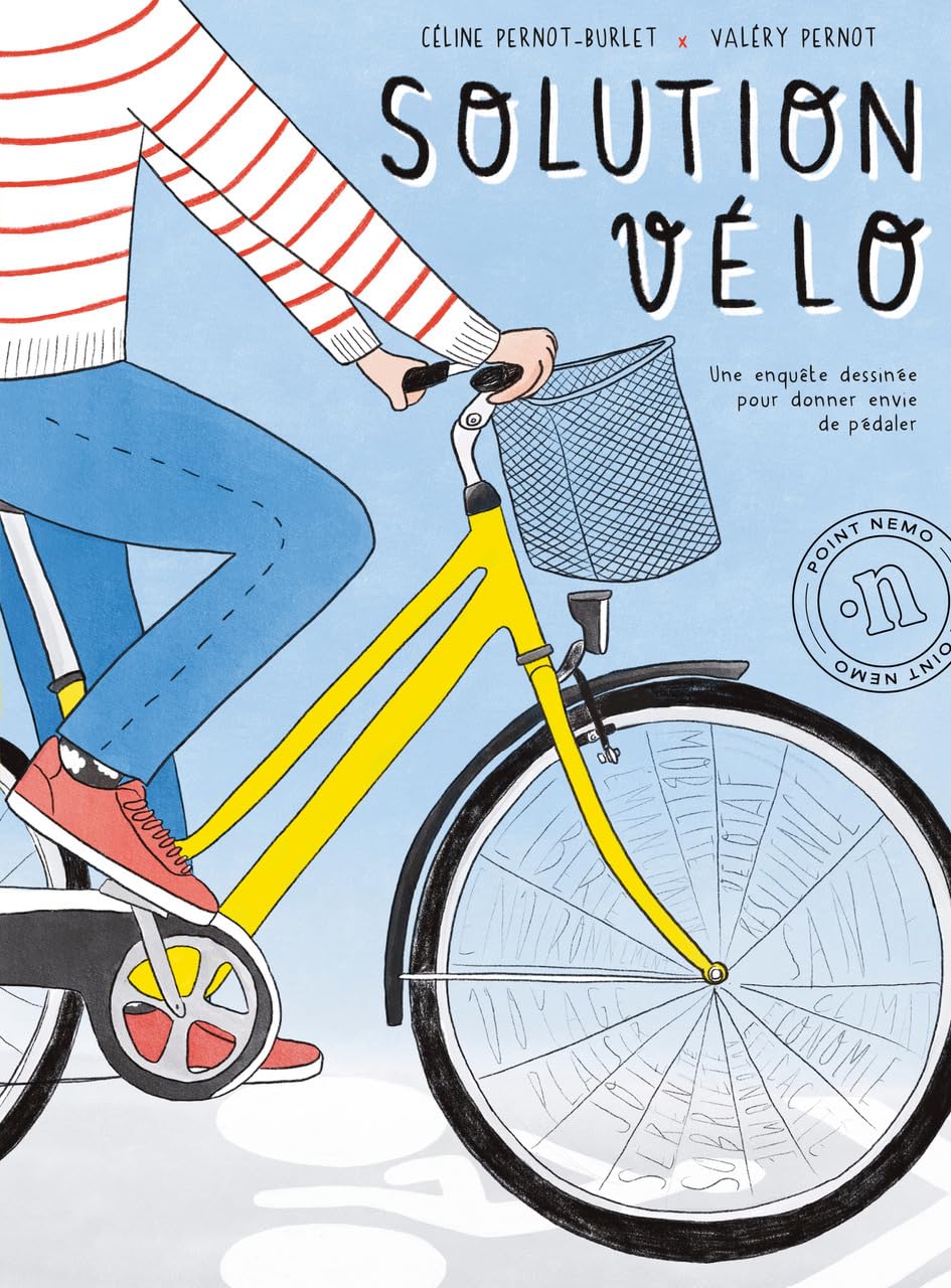 jaquette album Solution vélo: Une enquête dessinée pour donner envie de pédaler