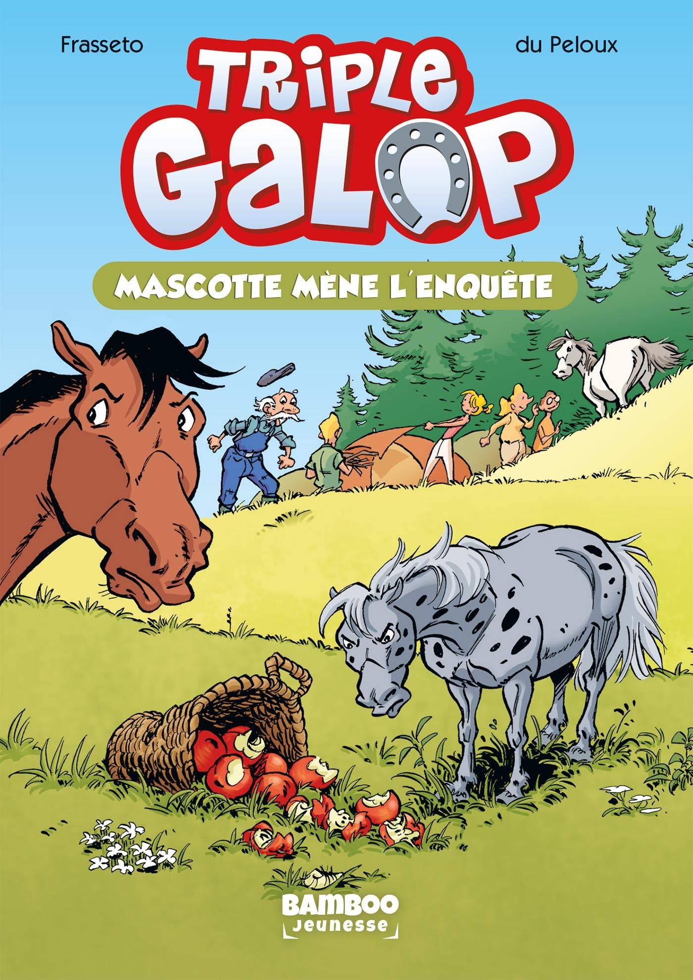 jaquette album Triple Galop - Poche - tome 01: Mascotte mène l'enquête